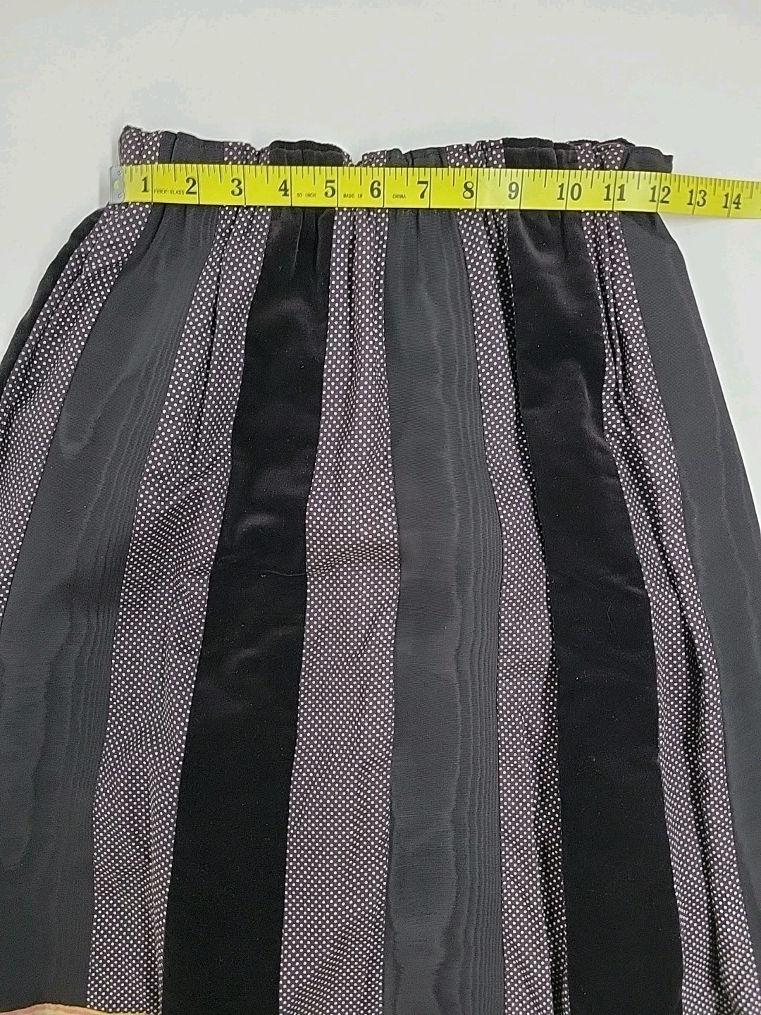 Vintage Mr. Hank Black Patch Butterly Garden Floral Boho Cottagecore Skirt