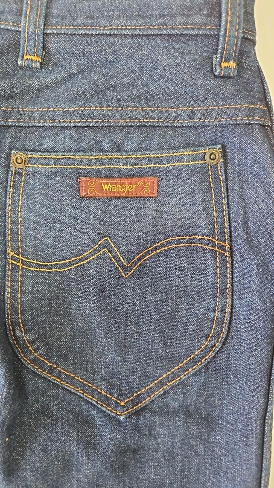 Vintage Wrangler Denim Jeans Womens Size 12 Made in USA No Fault Jean