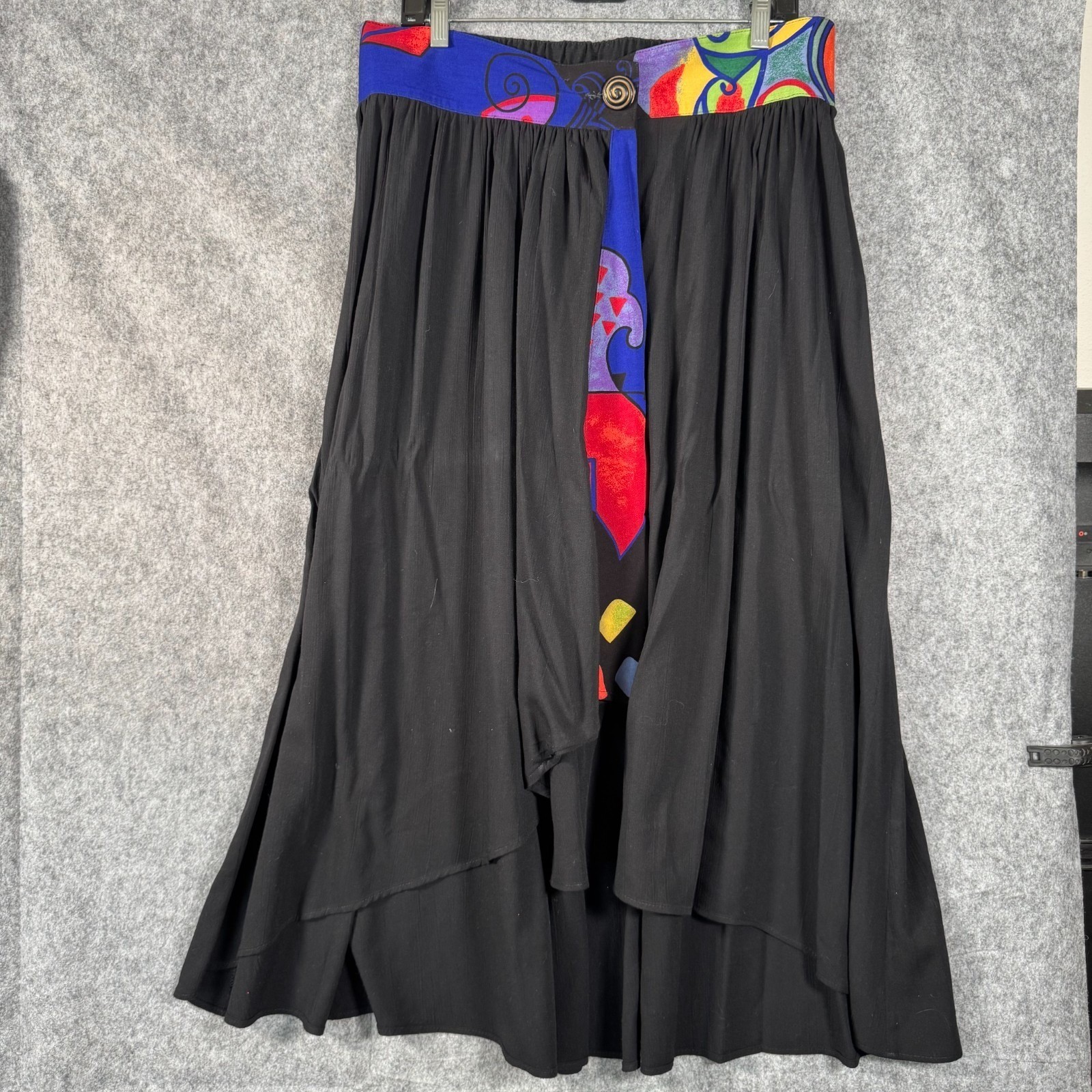Vtg F Stop Art-to-Wear Jacket Skirt Suit Set Womens Medium/Large Funky Wild 80s