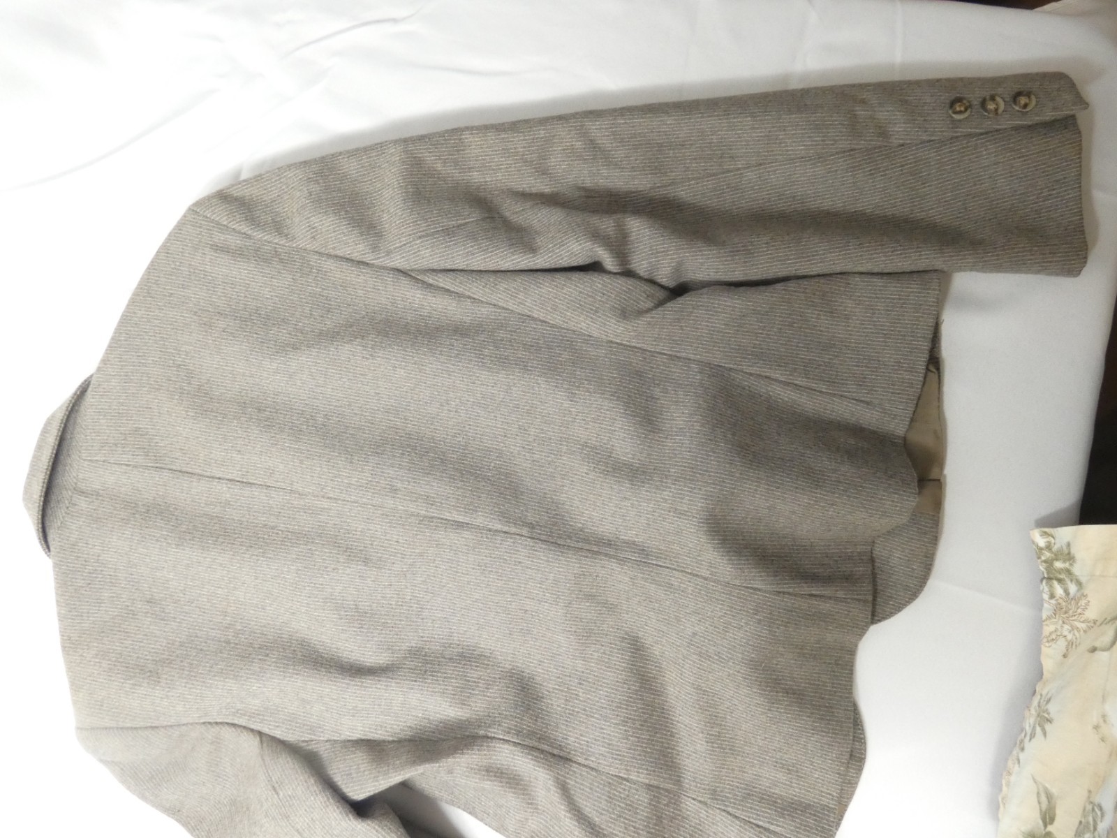 Vintage Peabody House Gray Brown 2 Piece Skirt Suit Set Jacket Size 5/6
