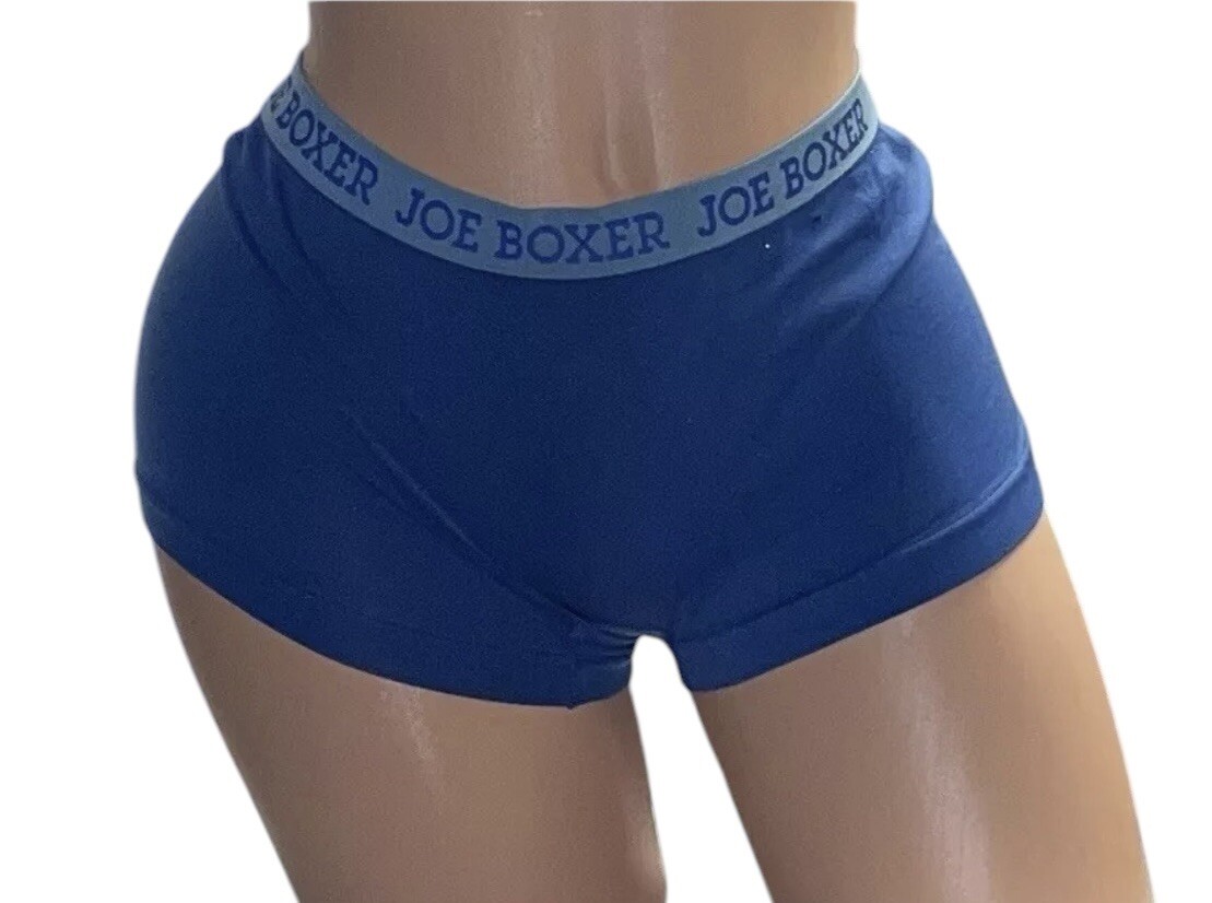 JOE BOXER Blue Signature Band Boxer Panties Womens 7