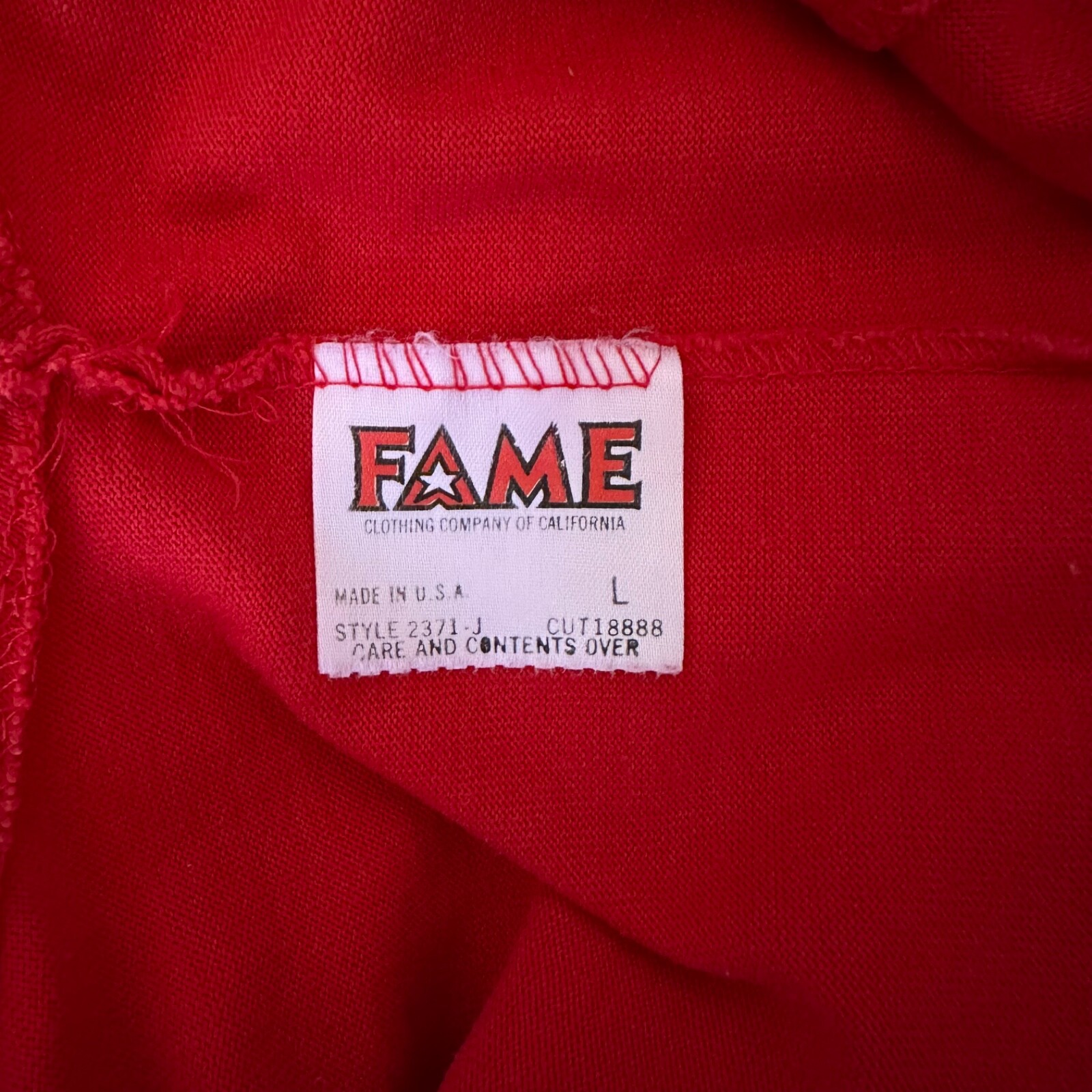 Vintage 80s New Wave Red Shirt Dress Red with flirty Double Ruffle Hem Size M