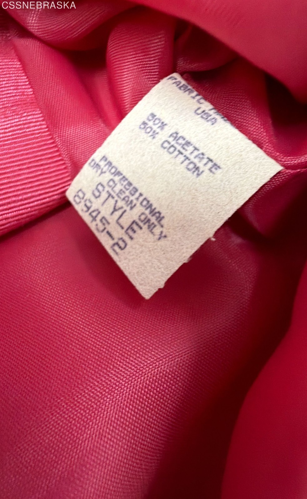 Victor Costa Women’s Vintage 80s 2-Piece Skirt Suit Pink Puff Sleeve Jewel