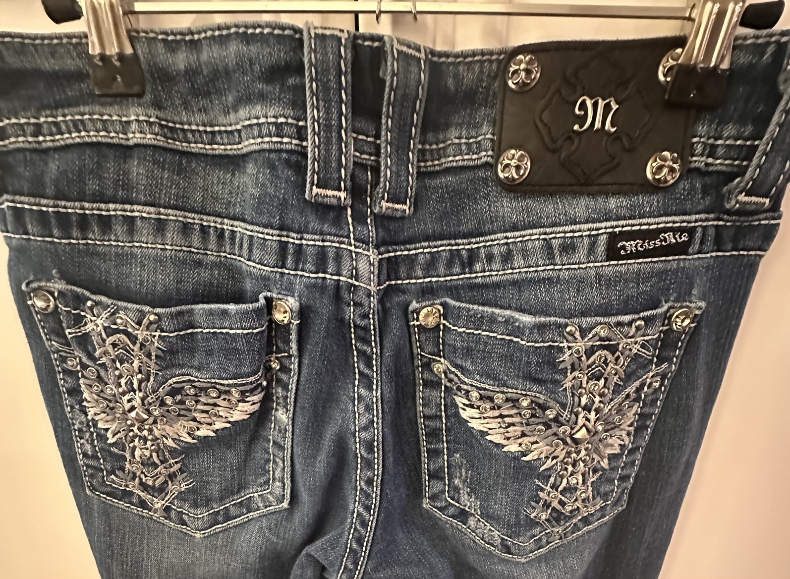 2010’s MISS ME JEANS SKINNY jeans 30 Cropped 26” inseam
