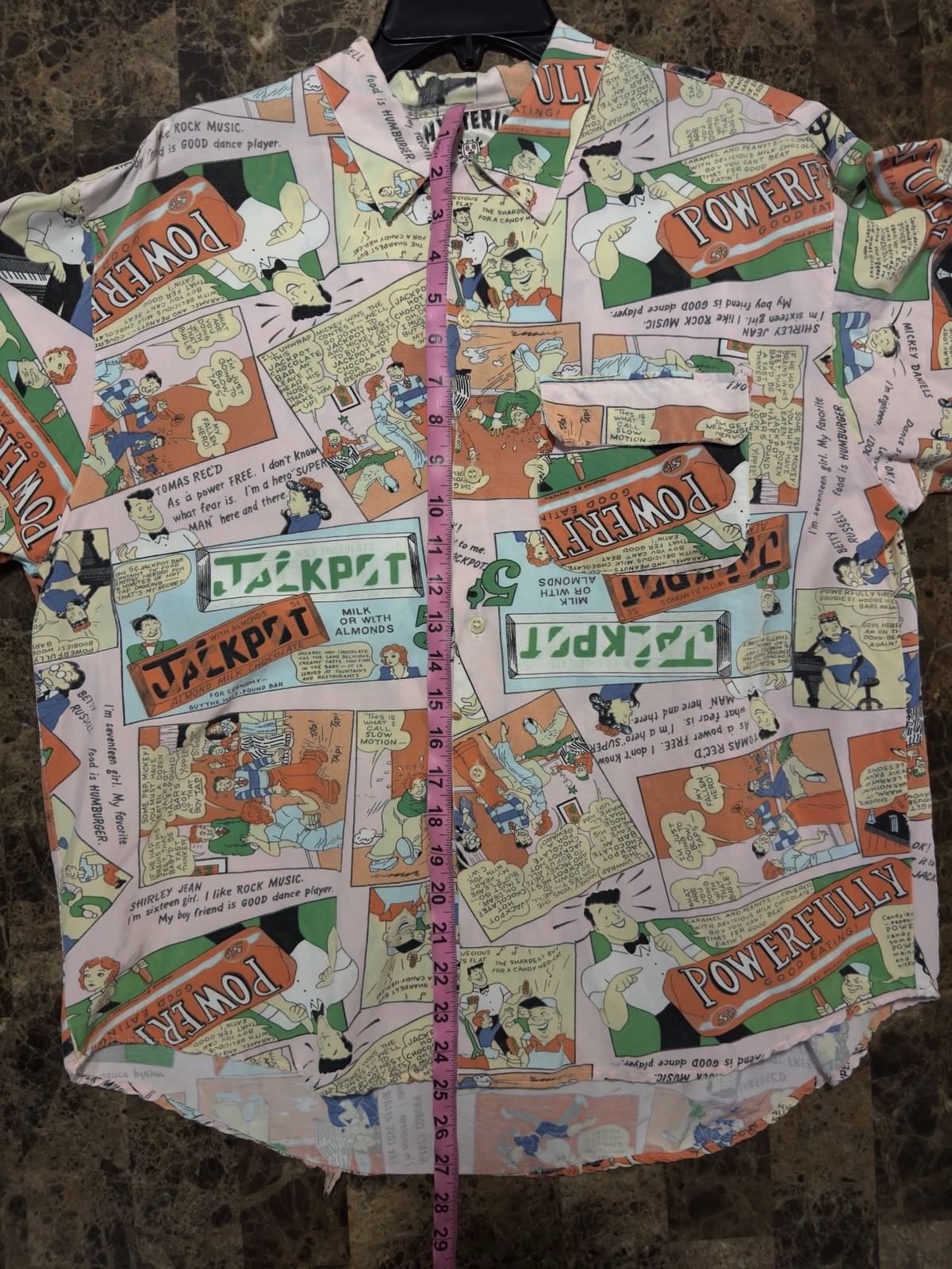 1980’s Hysteric Et Vous Comic Rayon Blouse made in France Size 2