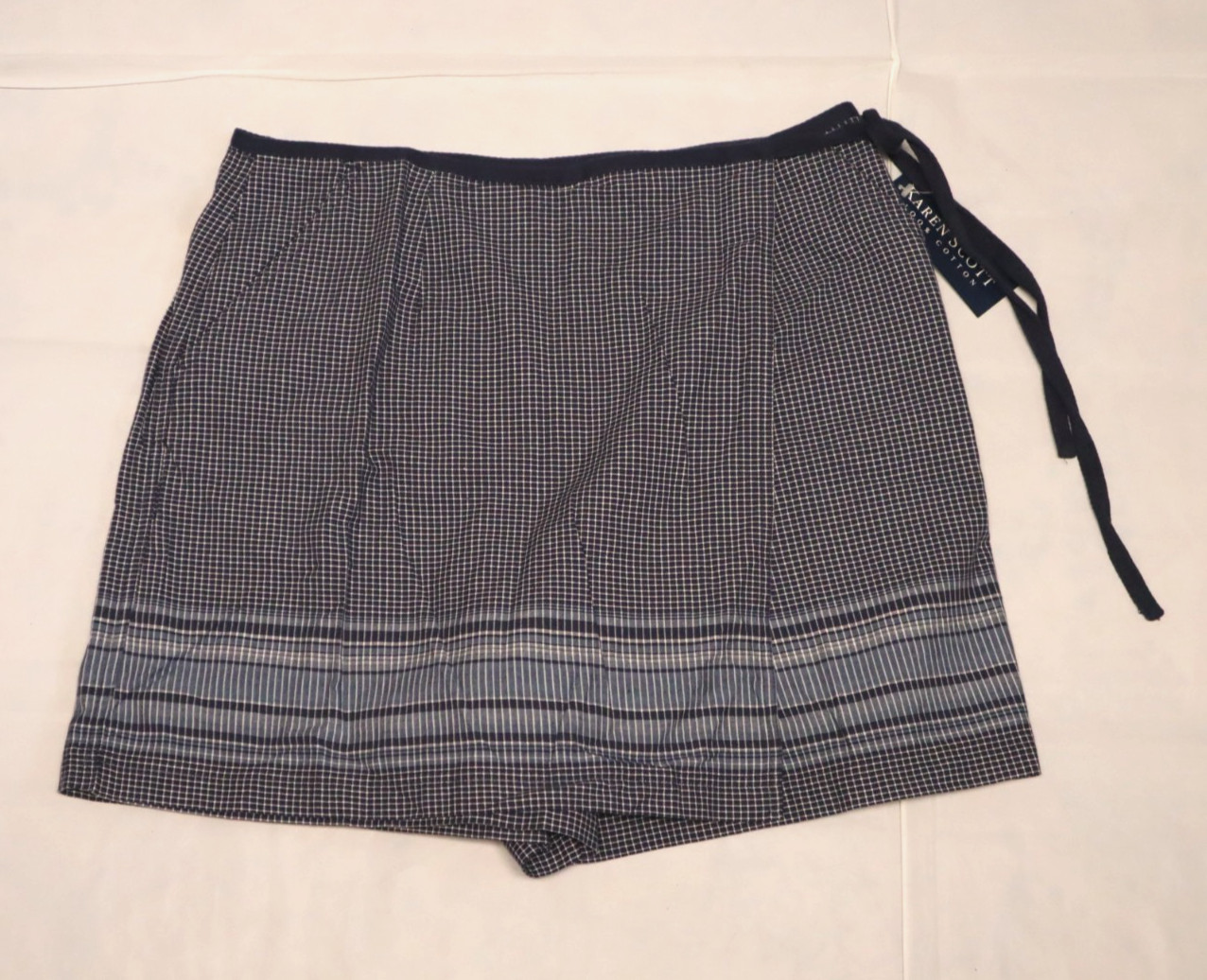 Vintage 1990s Karen Scott palid skort size 16 (NWT)