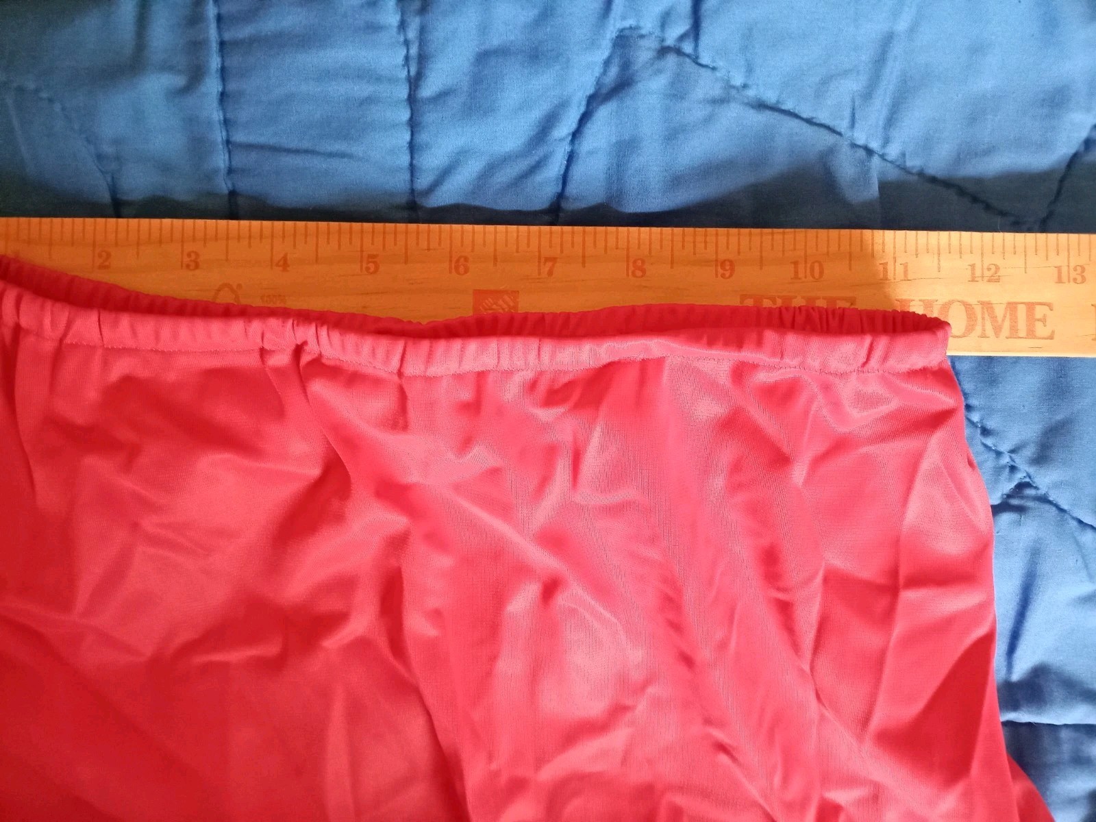 Suavette 50’s Vintage Van Raalte All Nylon Half Slip Red Lace Chiffon Skirt