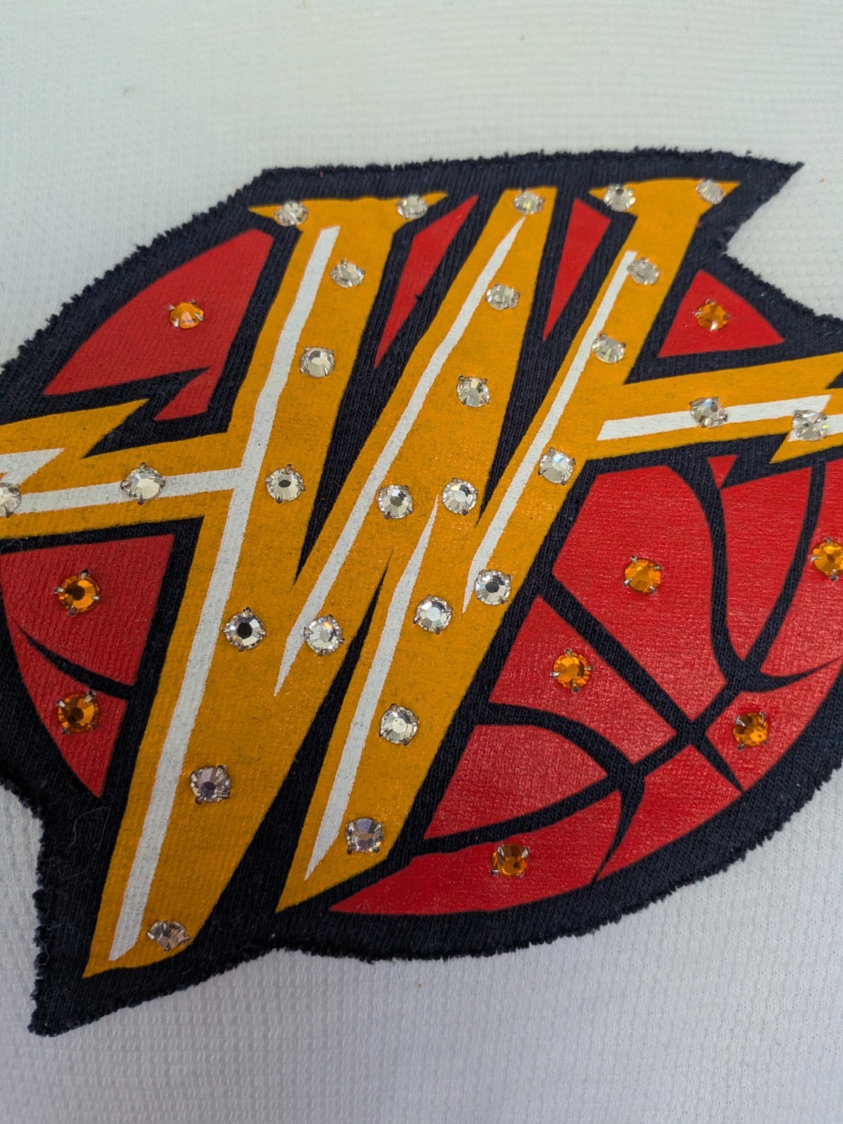 Vintage Y2K Majestic Threads Golden State Warriors long sleeve Crystals top S