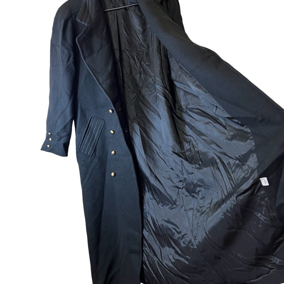 VTG DONNY BROOK Black Wool Trench Coat