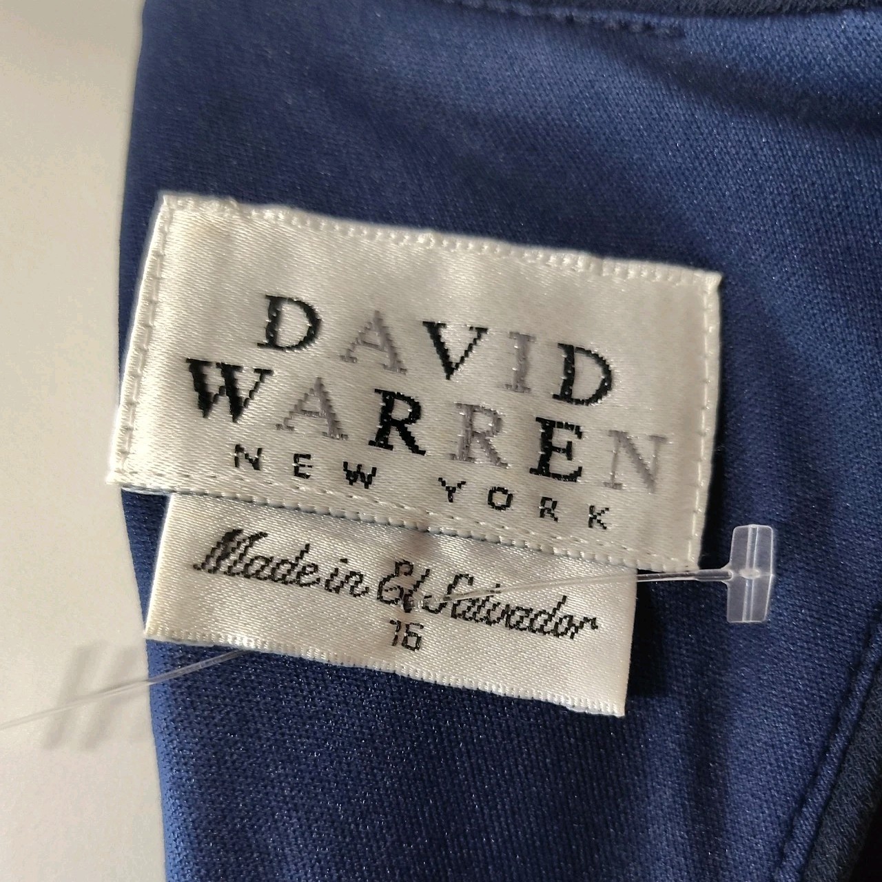 David Warren New York blue Formal Long women’s Dress Gown Sz 16