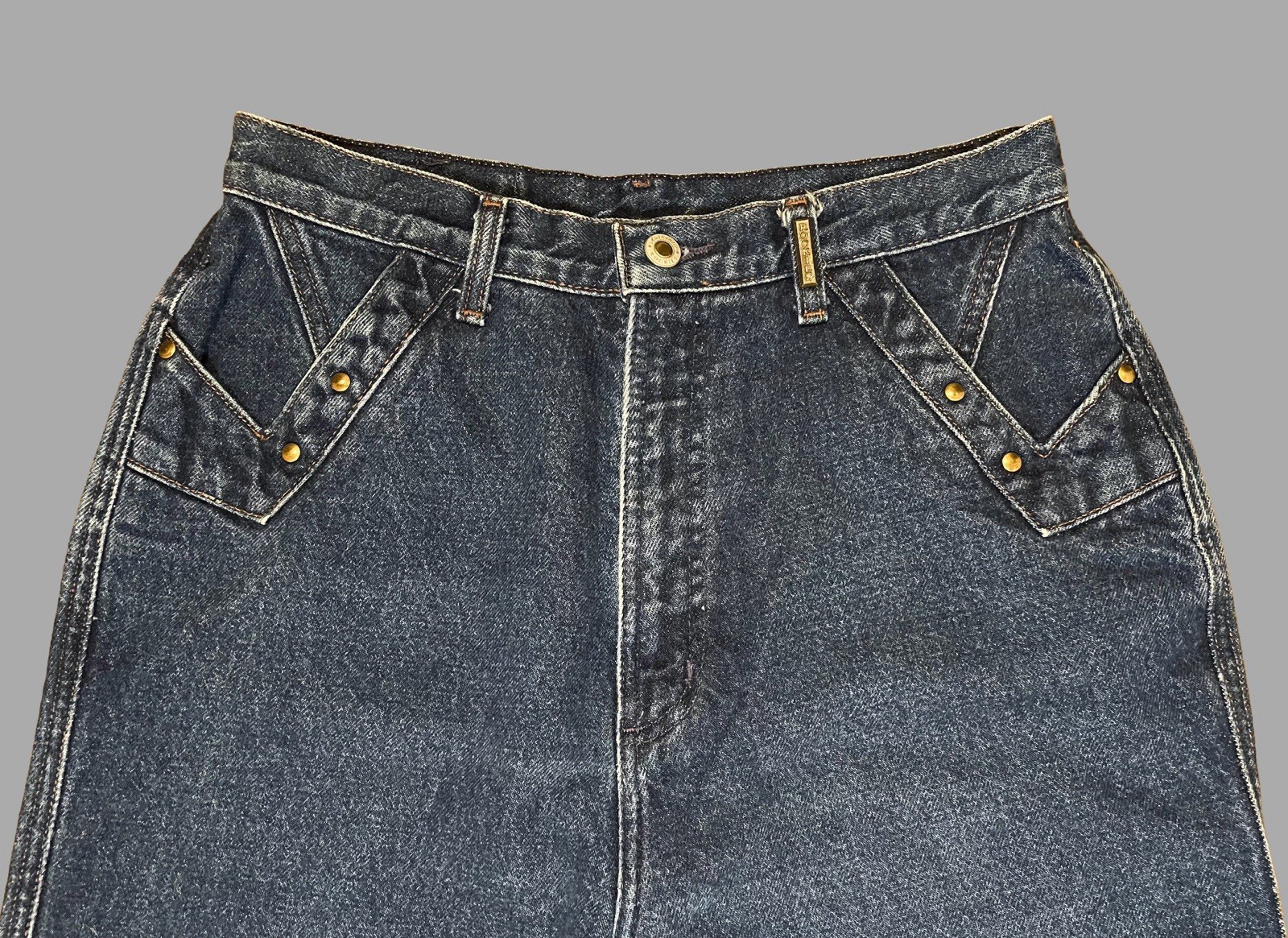 Women’s Vintage 80’s Bareback “Rockies” High Rise Double V-Yoke Denim Jeans