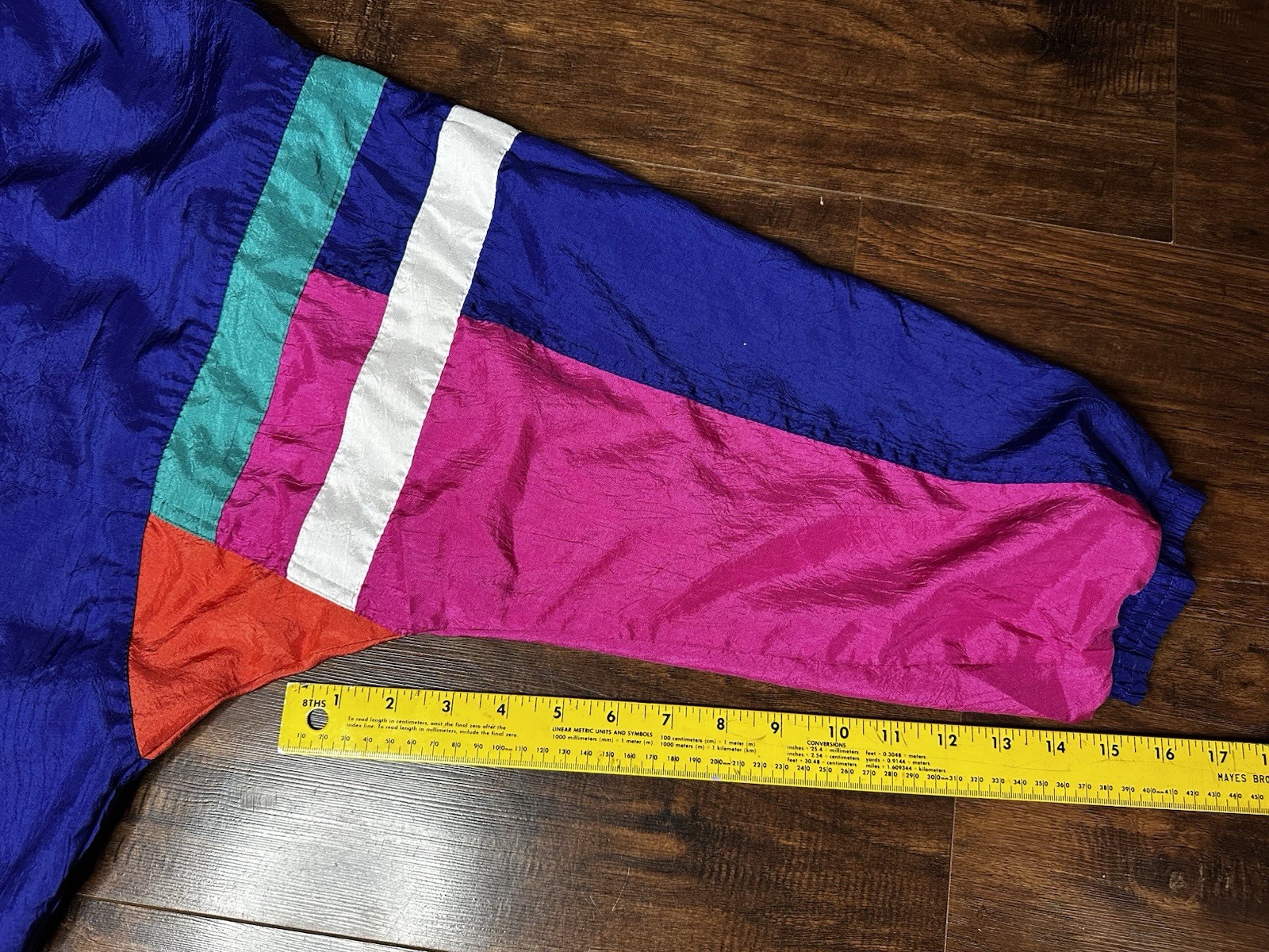 VTG Vintage 80s Windbreaker Jacket Lavon by Cheerful Corp M Original Retro 90s