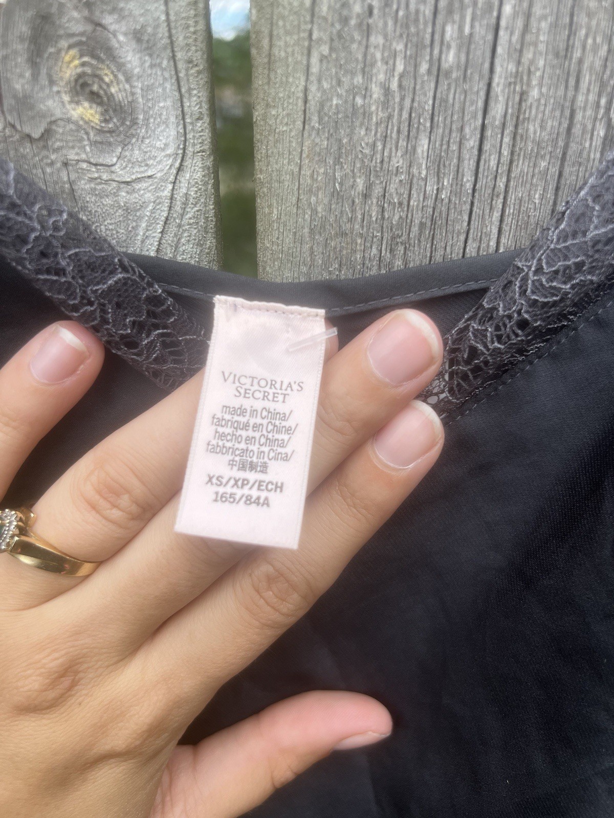 Black Victoria Secret Lace Slip