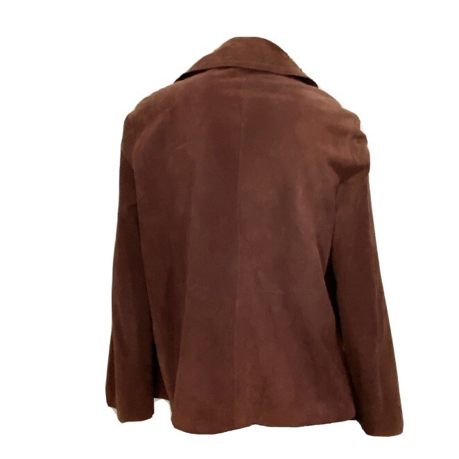 LOEWE Madrid 1846 Reversible Peacoat Soft Lambskin Leather Jacket Women’s M/L