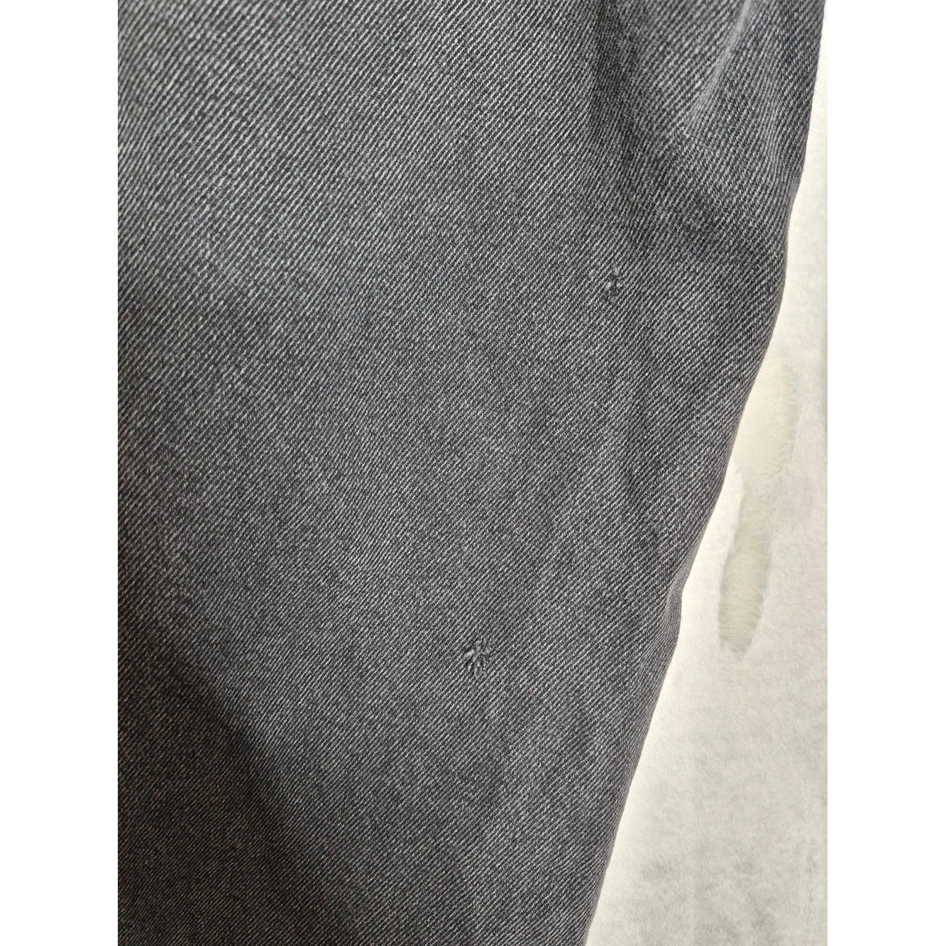 Motel Rocks Wide Leg Washed Black Denim Skate Jeans Womens 27×30
