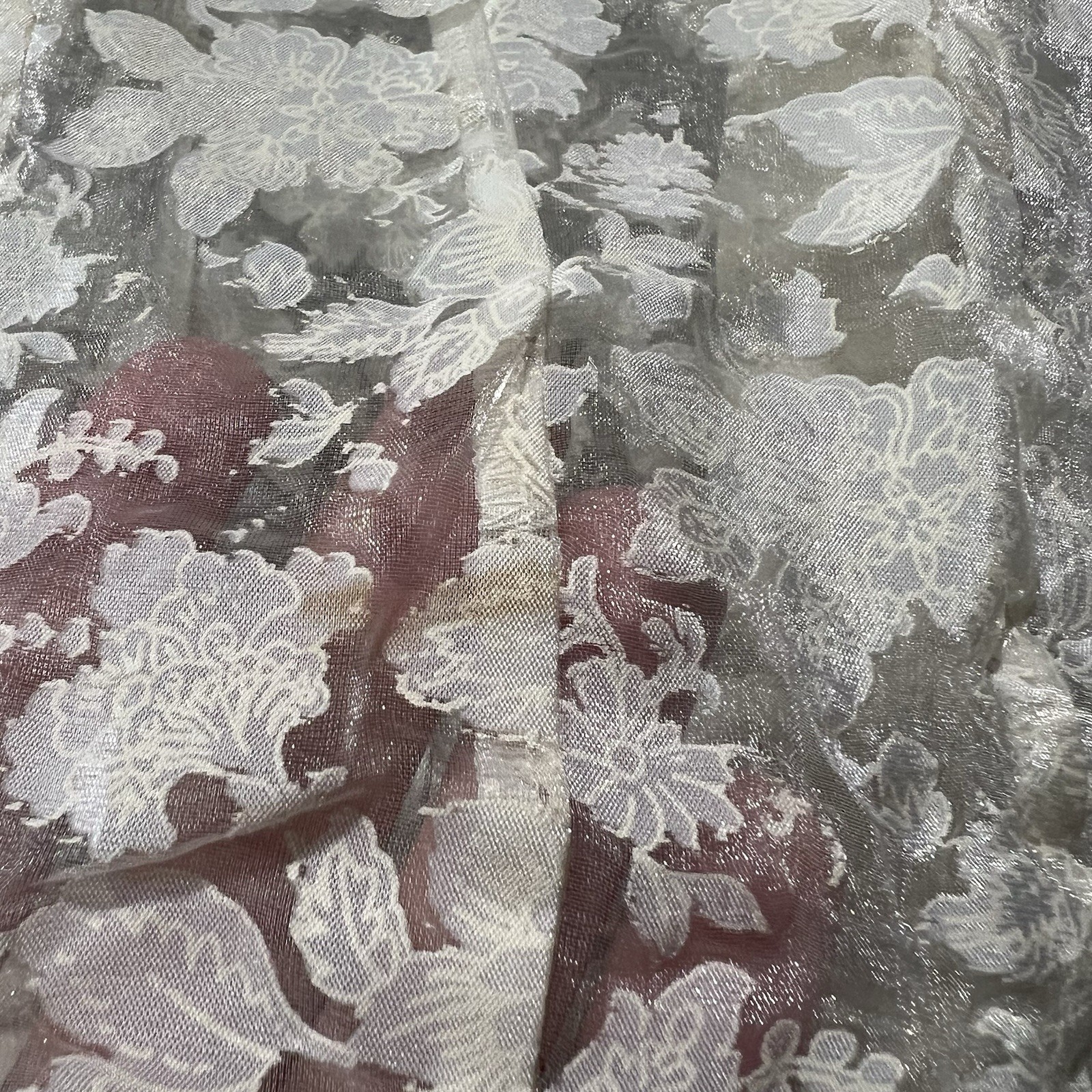 Vintage Armani Exchange Lace Floral Button Tank 90s Made In Italy White Designer