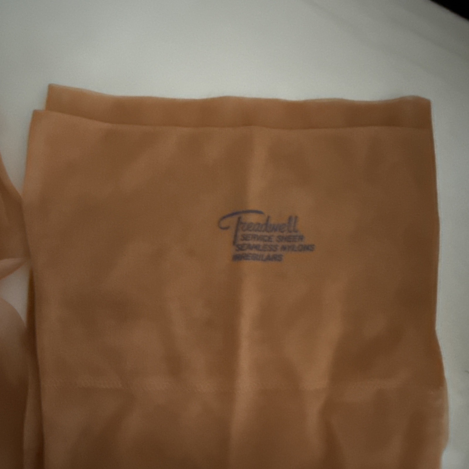 Treadwell(Hanes) Service Sheer Seamless Nylons Irregulars 2 Pair No Size New 35”