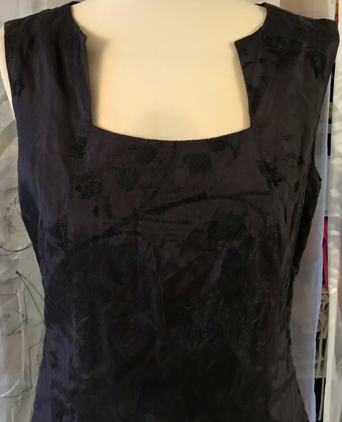 Elegant DESIGNER Ensemble DRESS & BOLERO Jacket Size S Black Purple NOBLE & LIGHTWEIGHT
