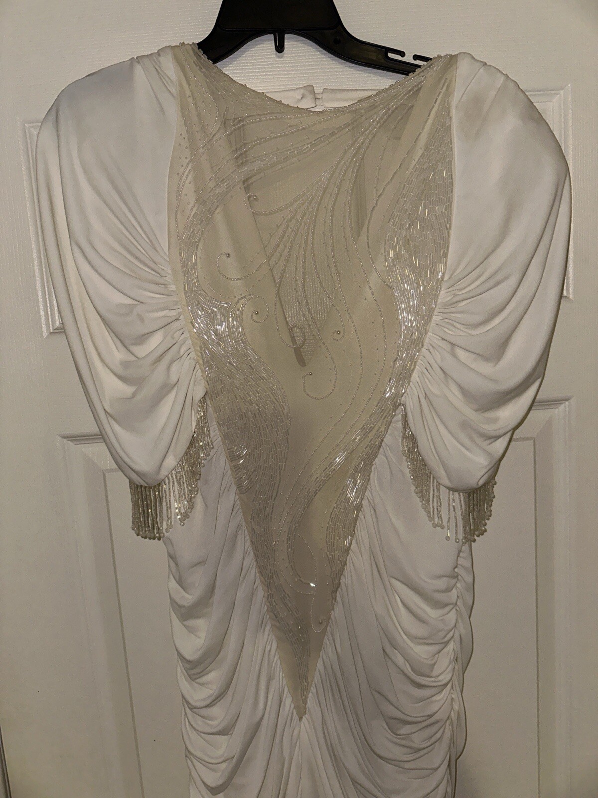 VINTAGE wedding Karen Okada By David Howard Lace Womens white Dress M