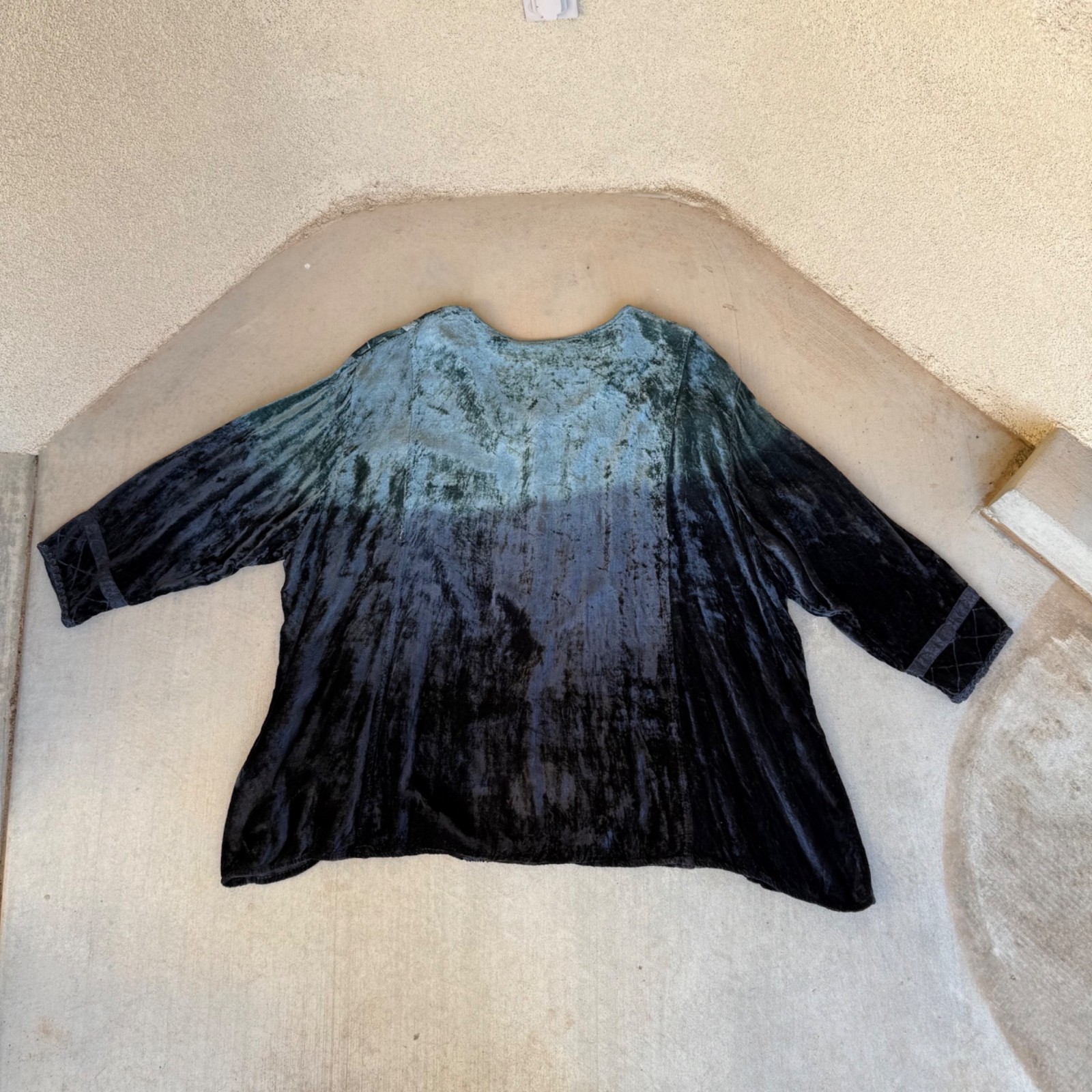 VOLUP Vintage 90s Ethereal Fairy Velvet Skirt & Top Set 6XL