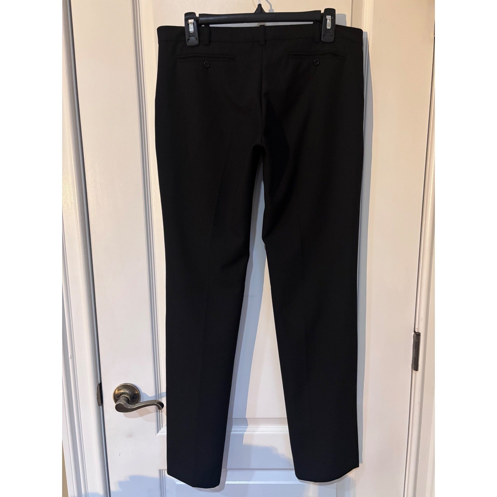 Balenciaga Paris Vintage Y2K Ghesquiere Era Black Low Rise Trouser Pants US 8