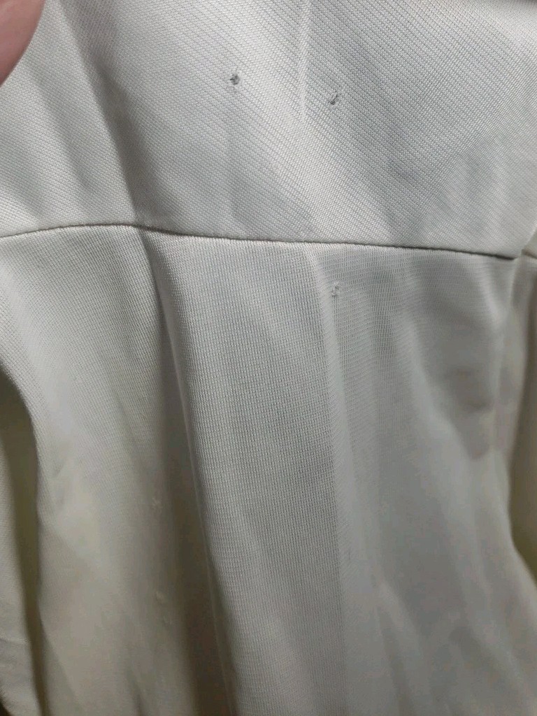 Vintage Sears The Doesn’t Slip 34 Nylon ivory Slip Dress Formal Length 55″