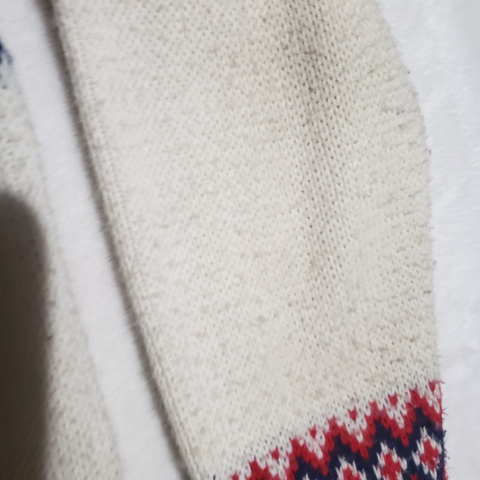 JERSILD Button Cardigan Sweater Nordic Fair Isle Women’s Acrylic USA 38 Med VTG