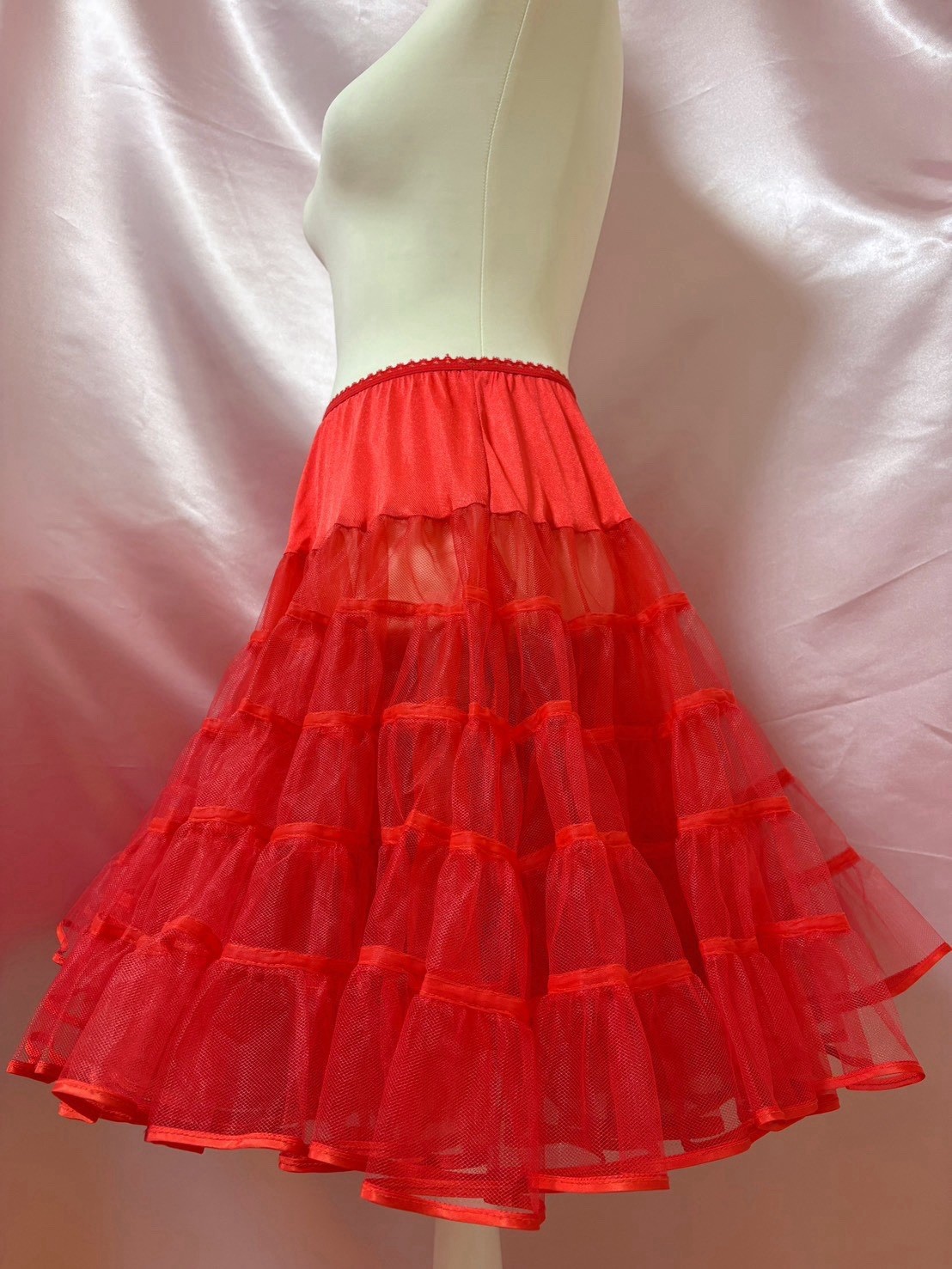 Vintage 50s Malco Modes Rockabilly Petticoat Tutu Ruffle USA Fairycore Coquette