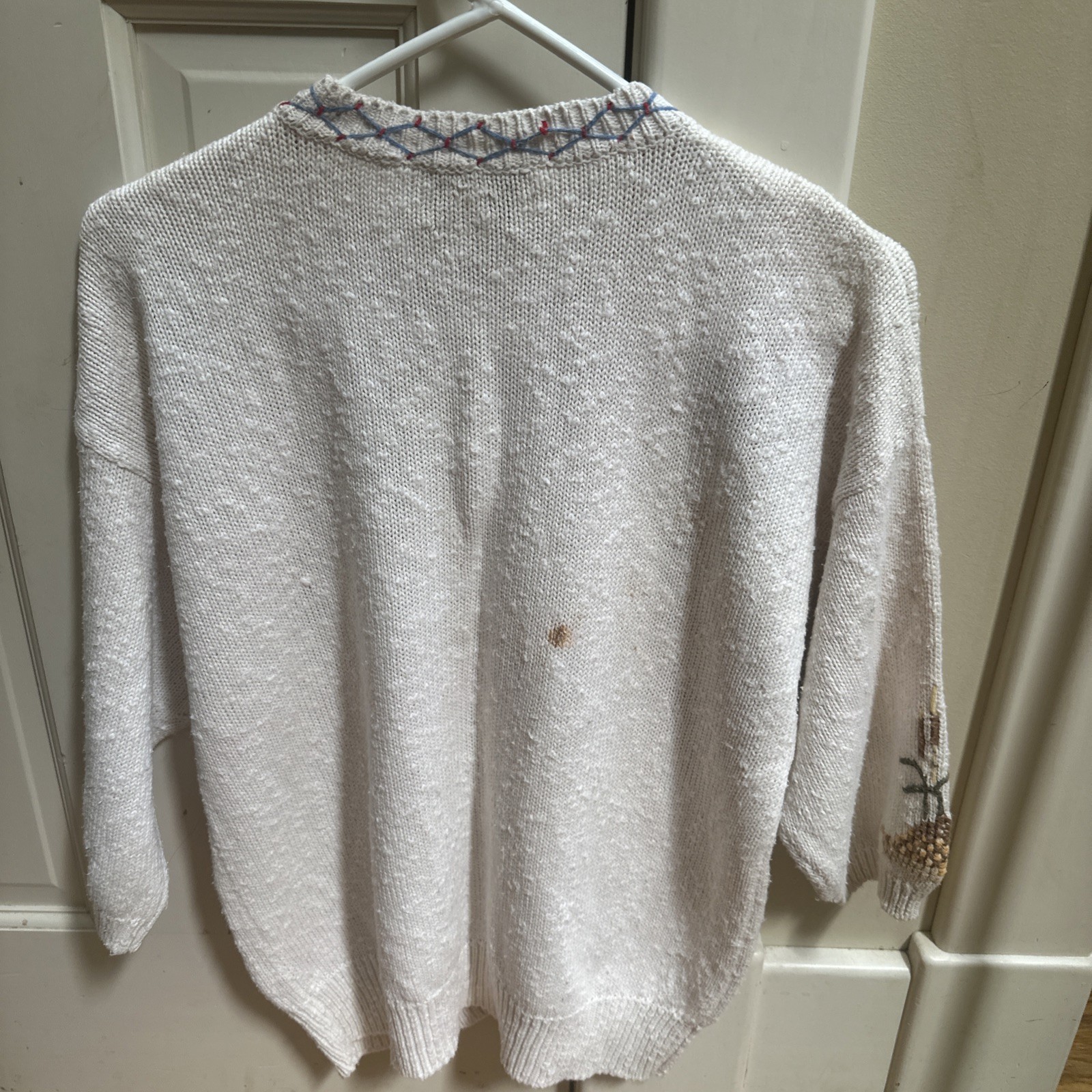 1990s Americana Two Sweaters Patchwork Susan Bristol Cambridge Country StoreREAD