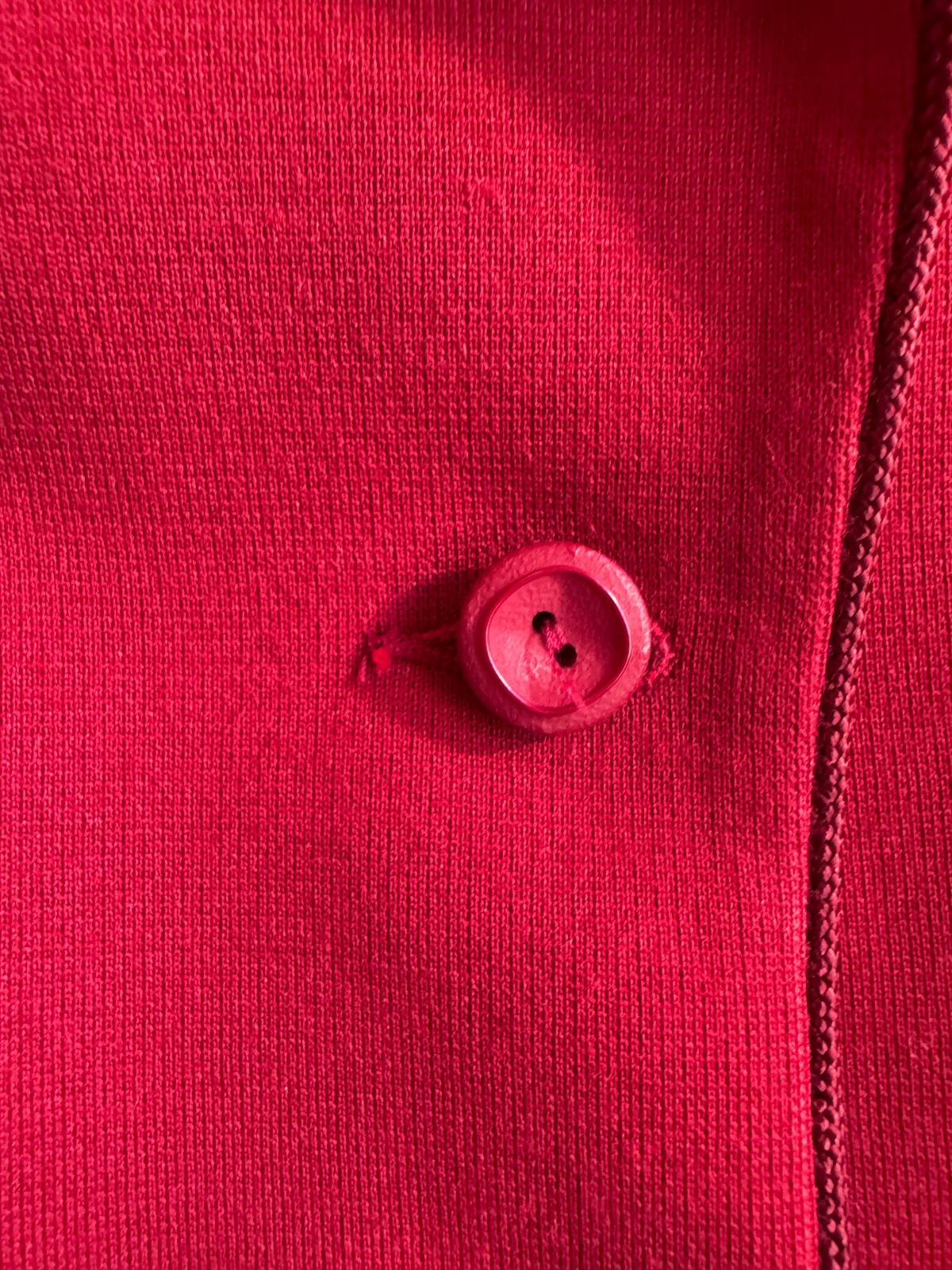 Vintage Koret Red Blazer Jacket Made in USA Sz 10 Pockets 2 button closure lined