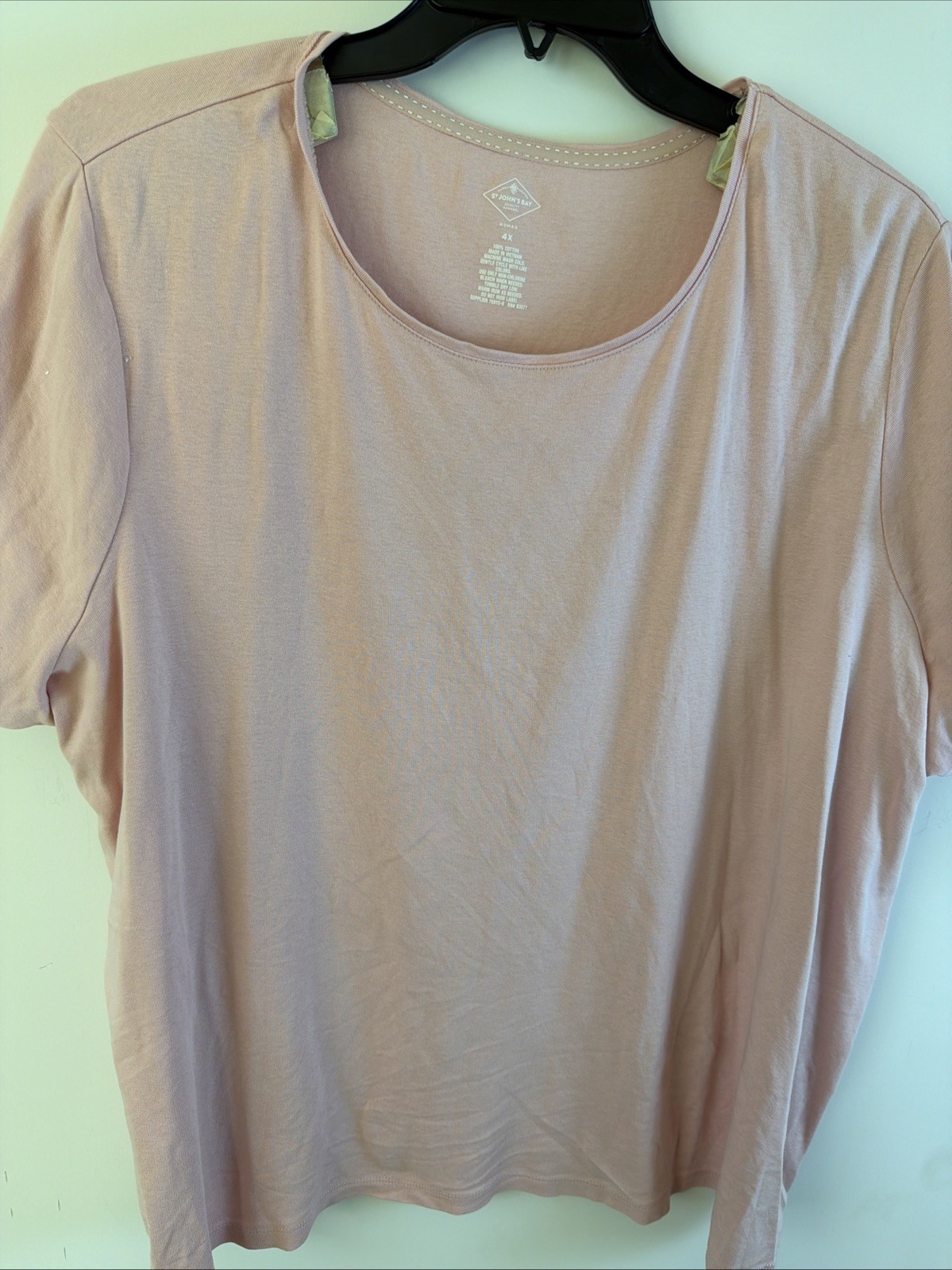 2 large shirts 4X St. John’s /croft & Barrow blue and pink