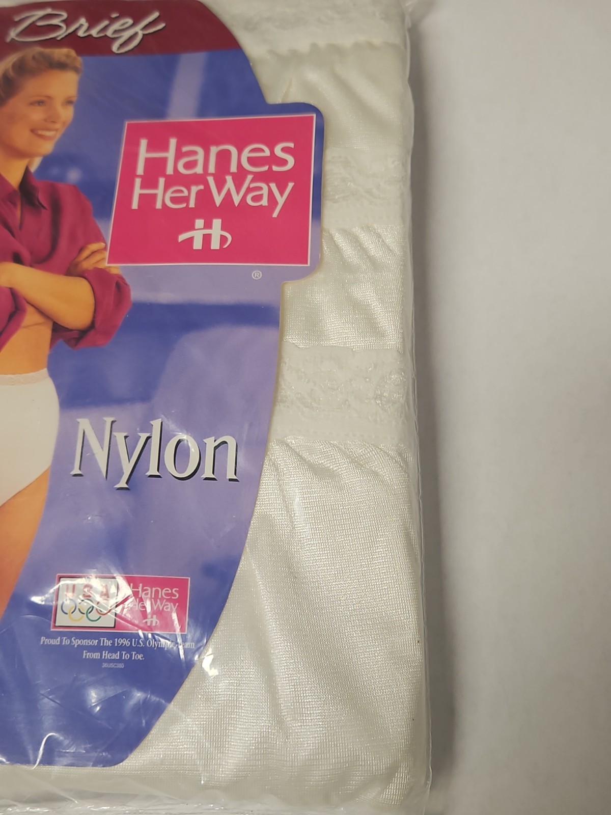 Vintage 1995 Hanes Her Way 3 Pair Nylon Panties Briefs Size 10