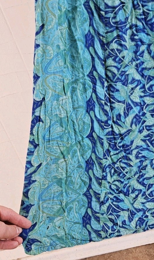 Vintage Rainbow Jo Womens Hawaiian Maxi Dress Sz Medium In Good Condition
