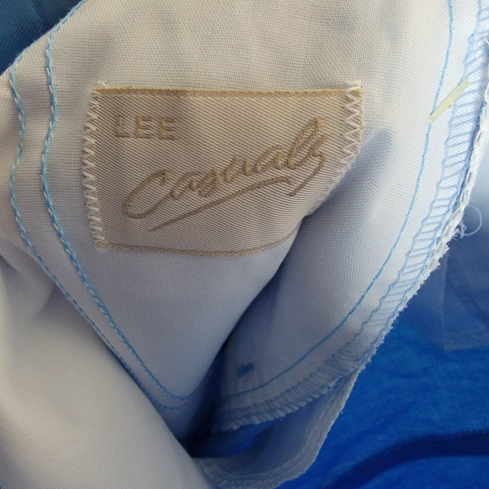 Vintage Lee Casuals Womens Pants Size 8 Blue Classic High Waist Mom 90s New