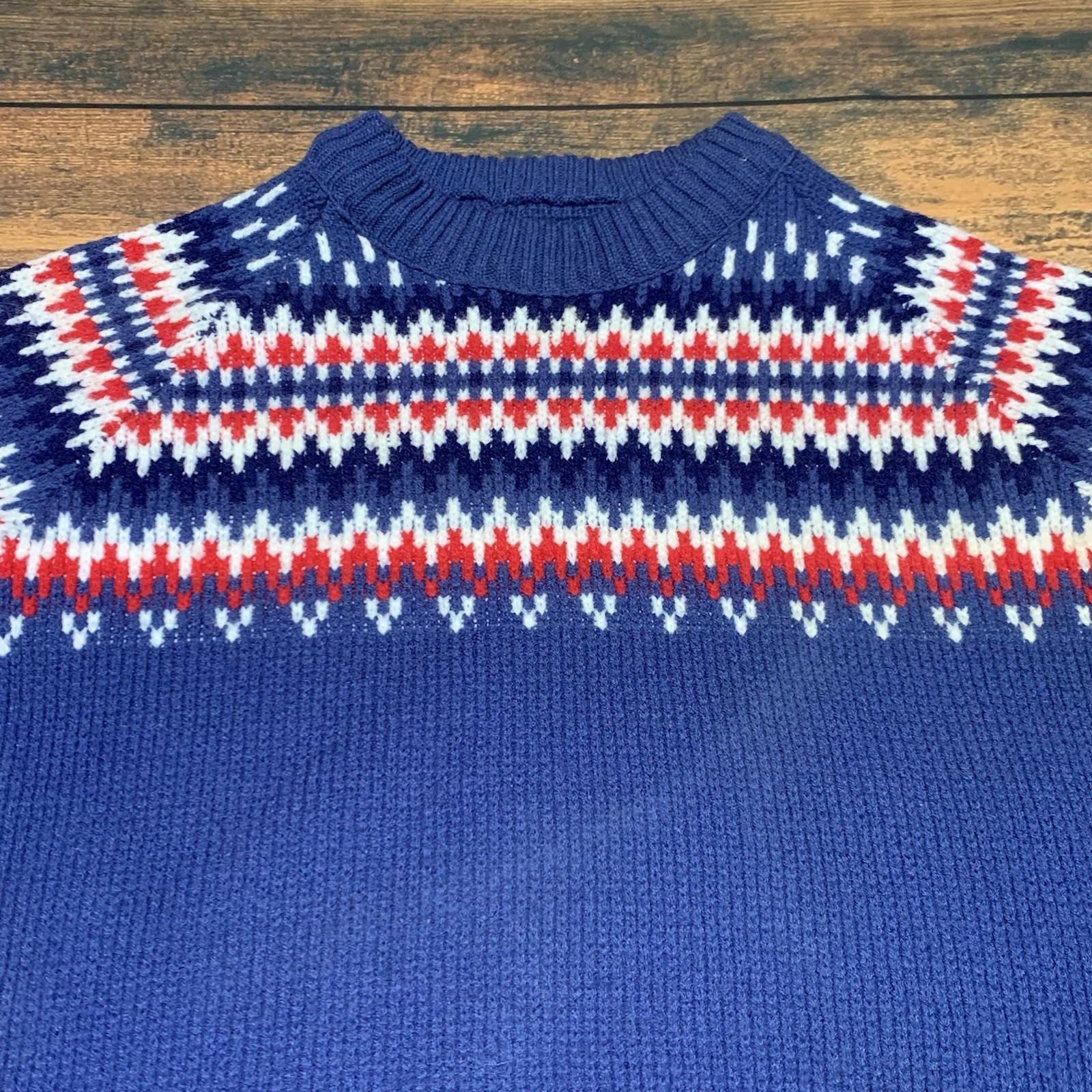 vintage jersild sweater Size 42 Women’s Red White & Blue Made In USA