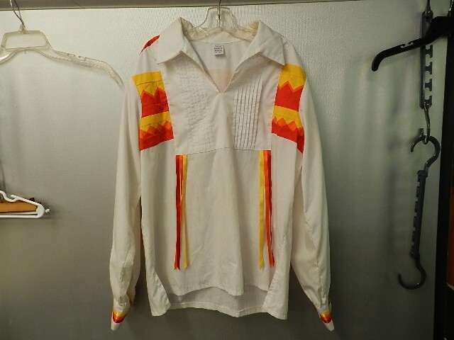 Womens ladies Native American Design Cotton bright vivid colors pull over med