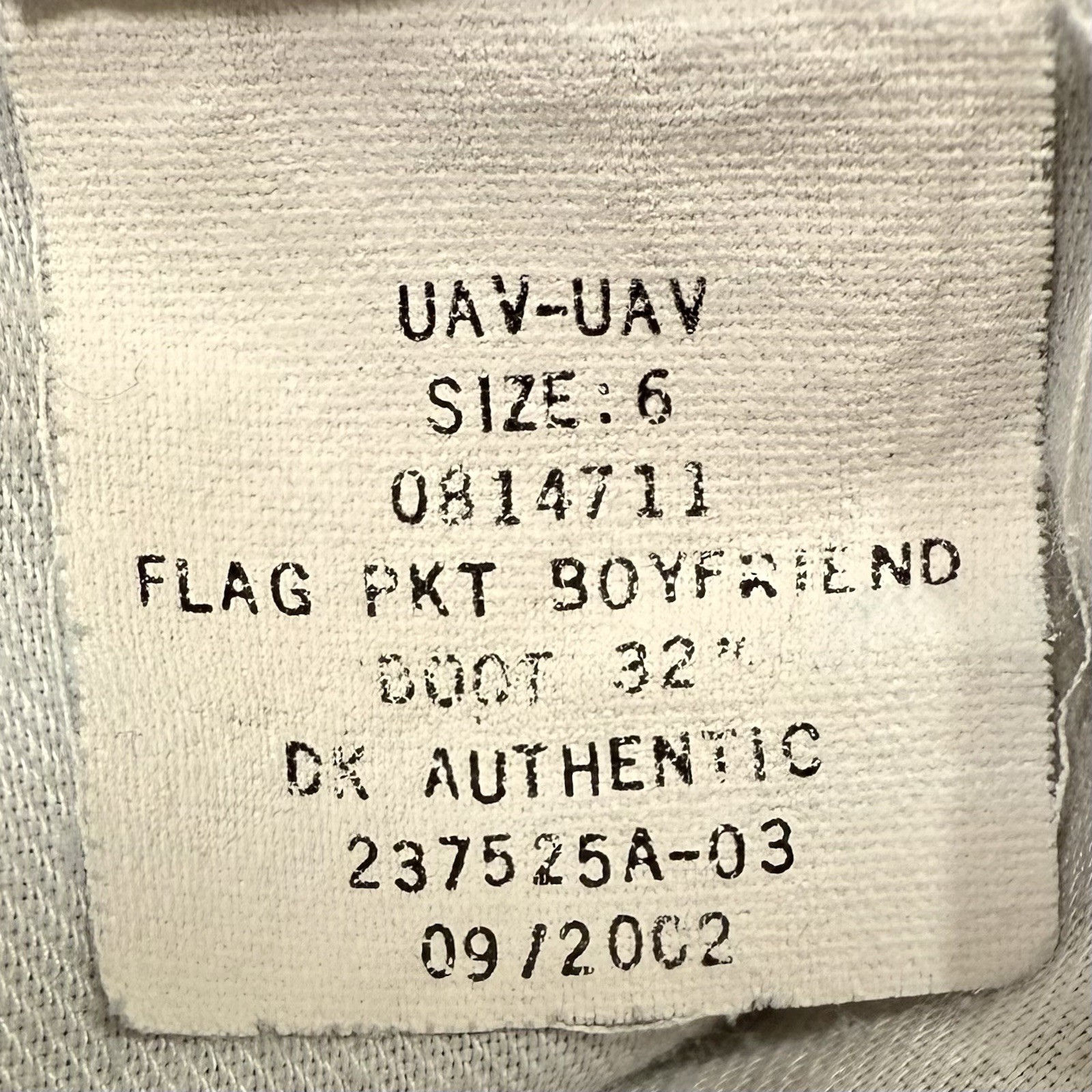 VTG Y2K 90s Tommy Hilfiger Women Sz 6 Denim Jeans Boyfriend Flag Pocket Boot Leg