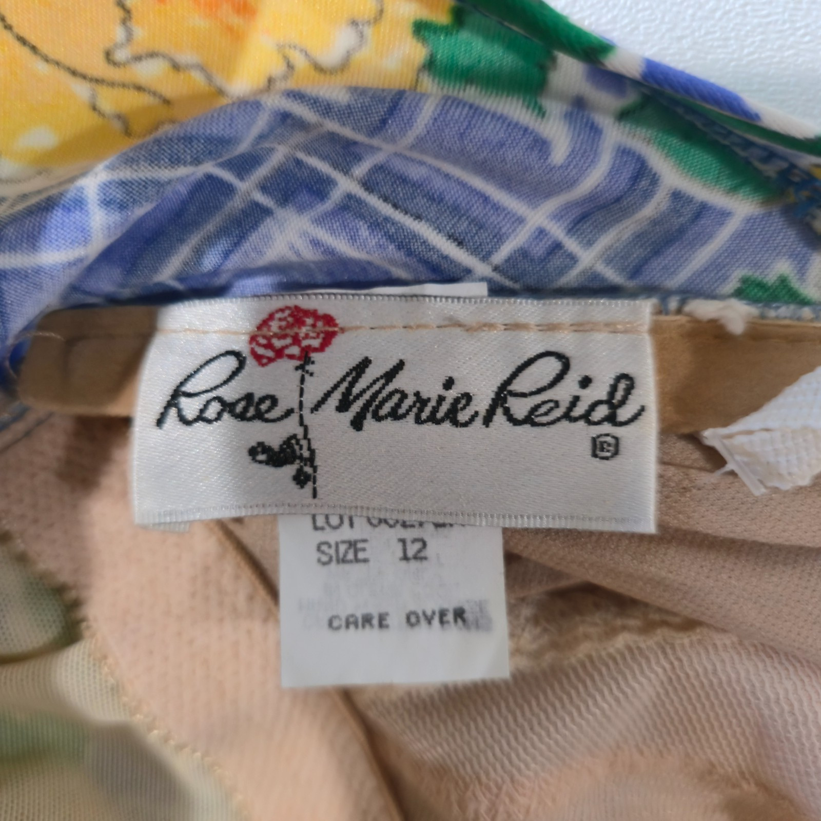 Vintage 80’s Rose Marie Reid Swimsuit Skirted Strapless Bandeau Pinup Sz 12 NWT
