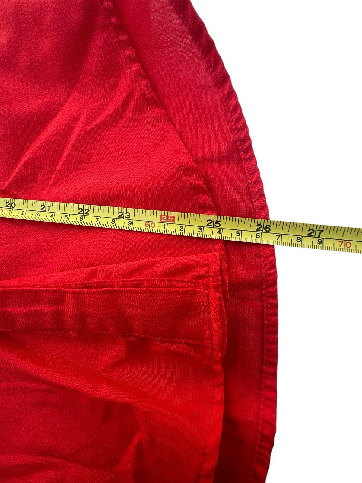 Vintage Red Satin Western Collection Shirt Gold Rope Trim Womens Size 10 NWT