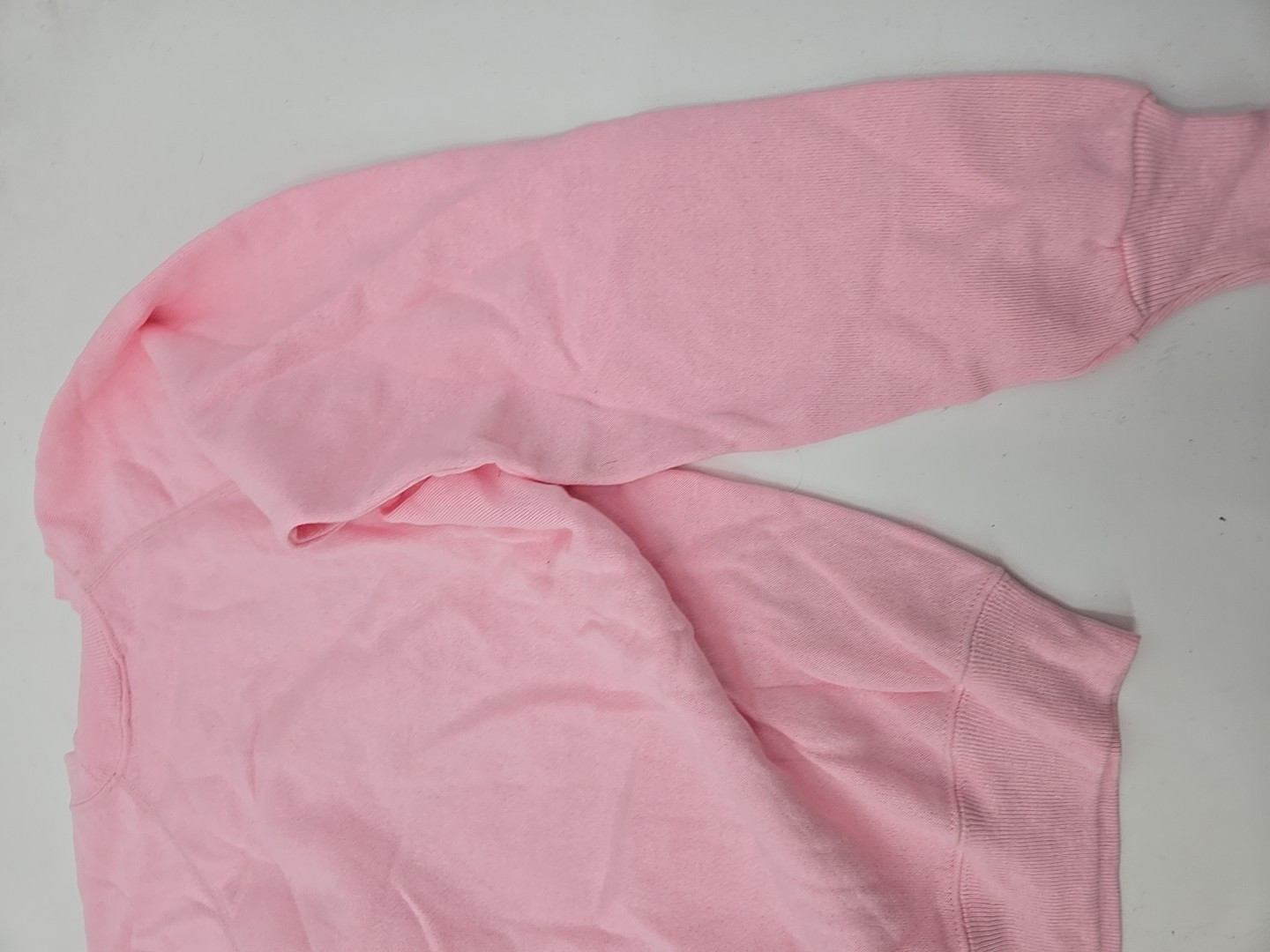 Vintage Deadstock 1980s Pink Sweatshirt, Think Irish, Hanes L 14-16 Womens Xs
