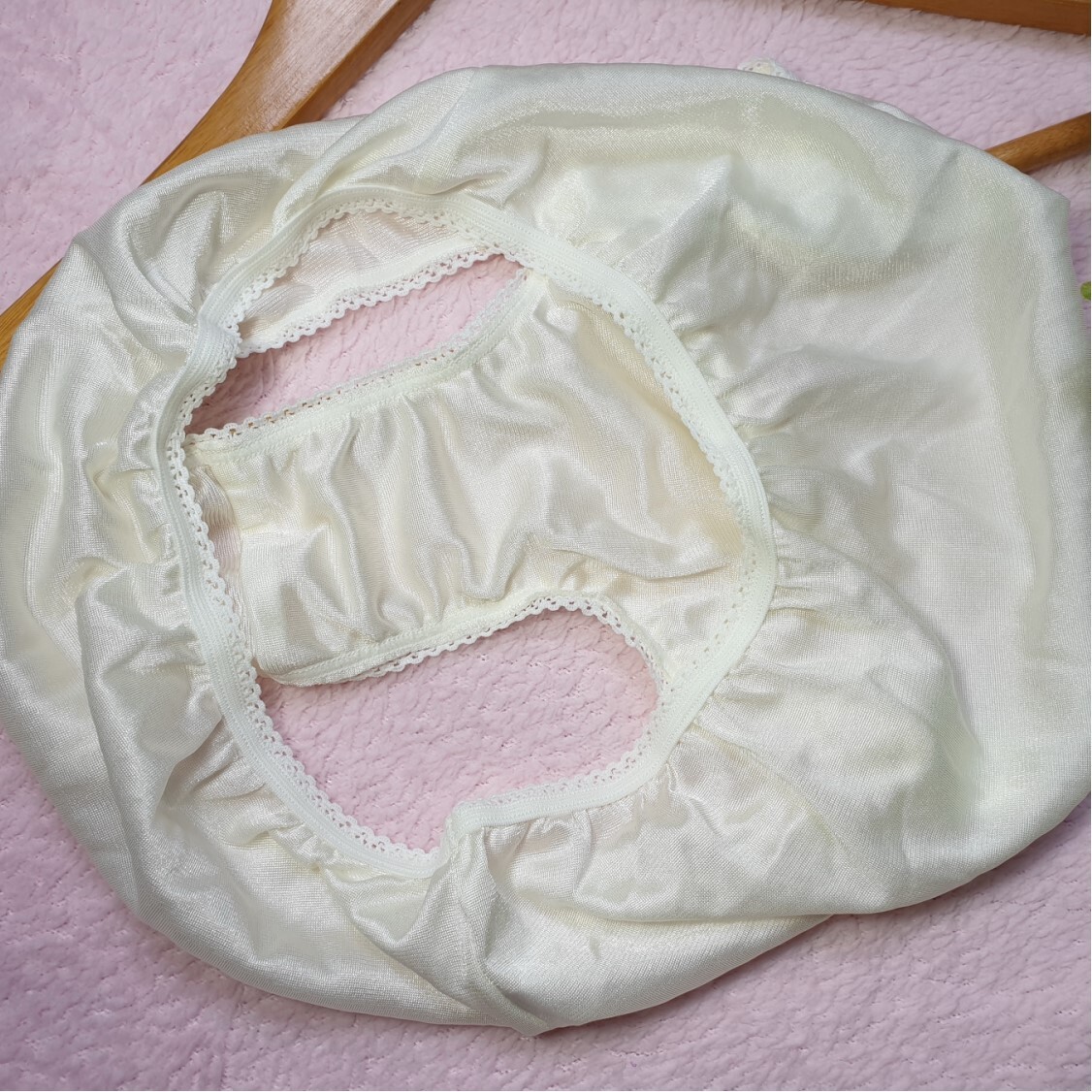 6 Pair Vintage Silky Panties 100% Nylon Sissy Sheer Briefs Size 6-7 Hip 35-39″