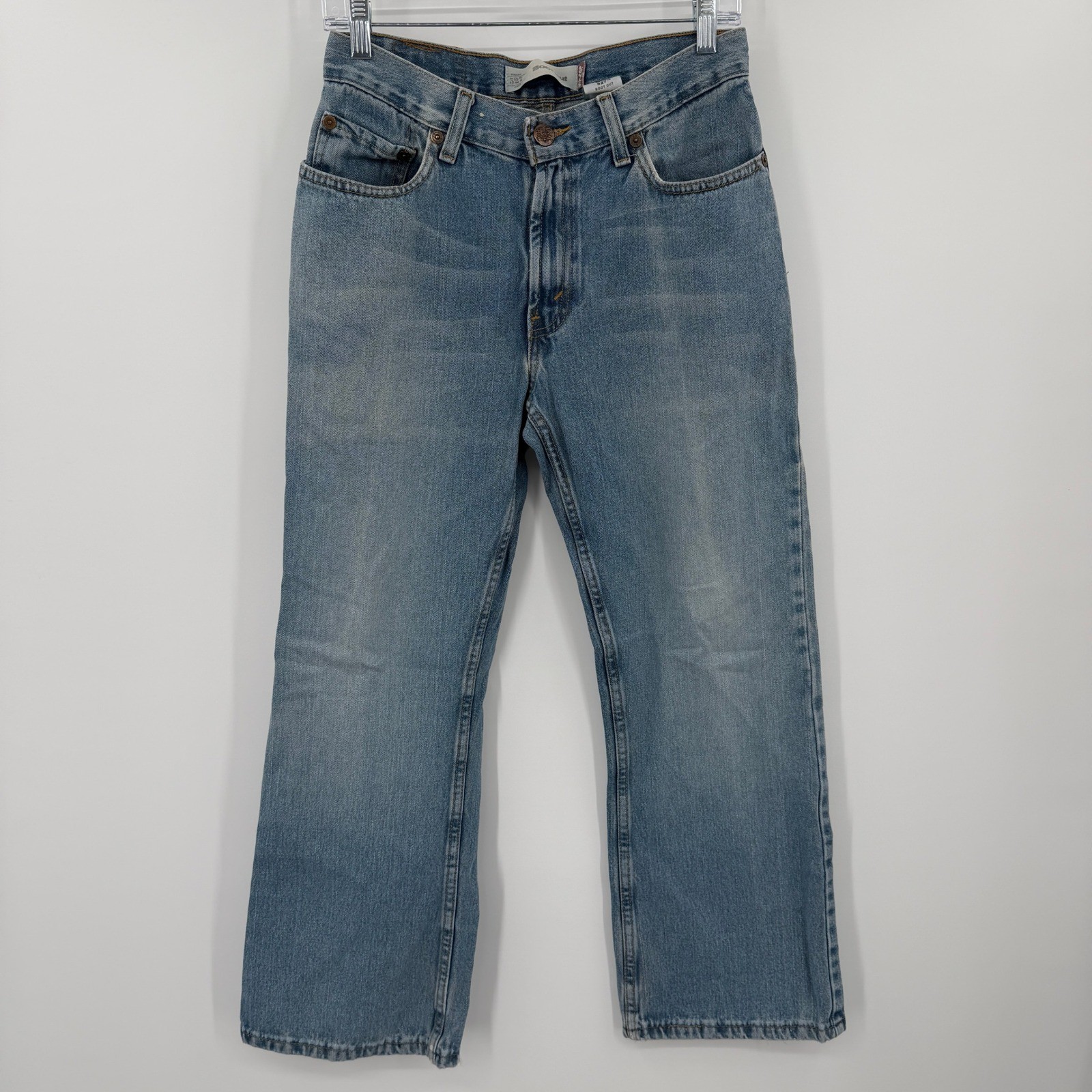 Levis 527 Bootcut Jeans Mens 28×28 Medium Wash Blue Denim Vintage 16 Regular