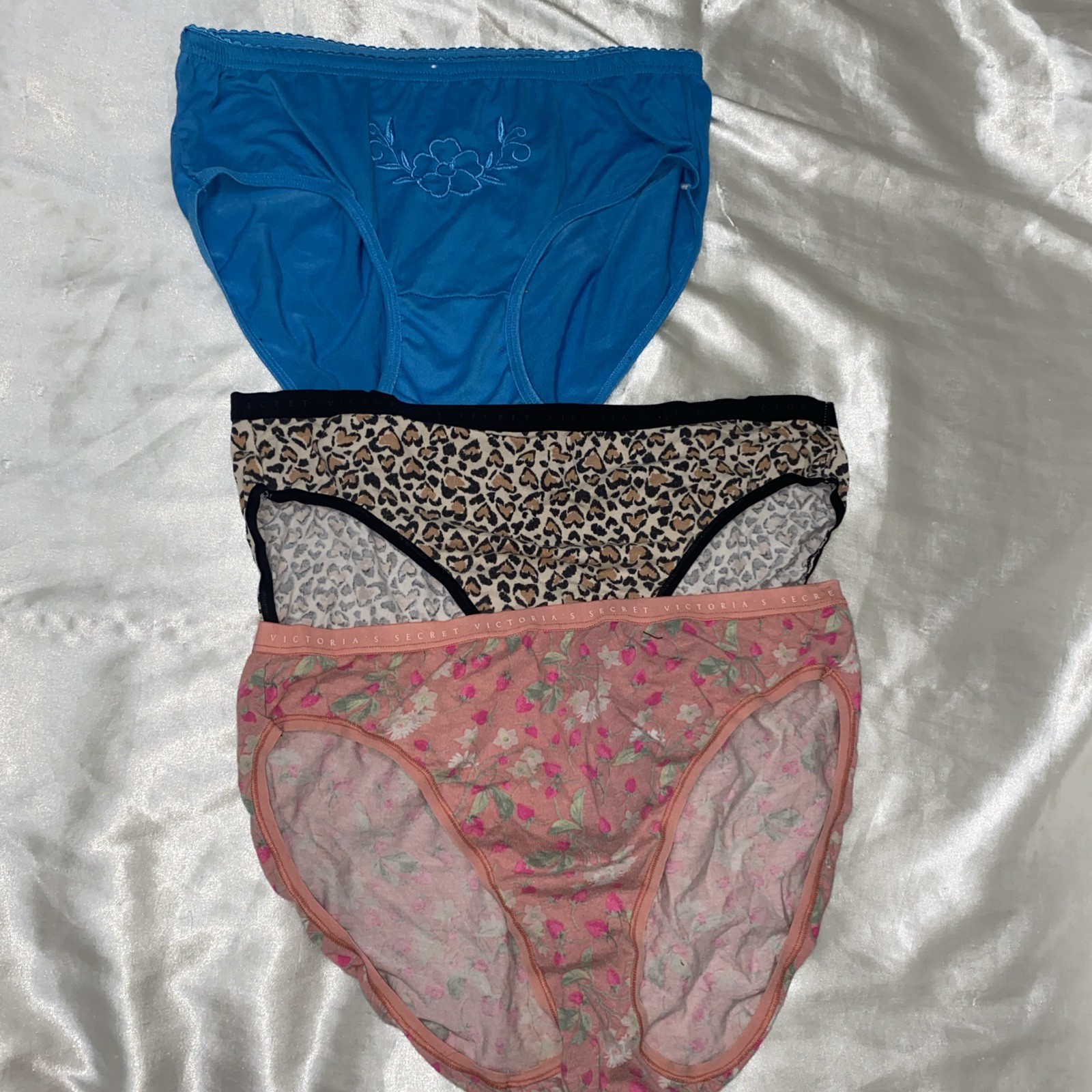 Vintage mix lote/3 PINk/ Victoria’S Secrets PANTIES#9217