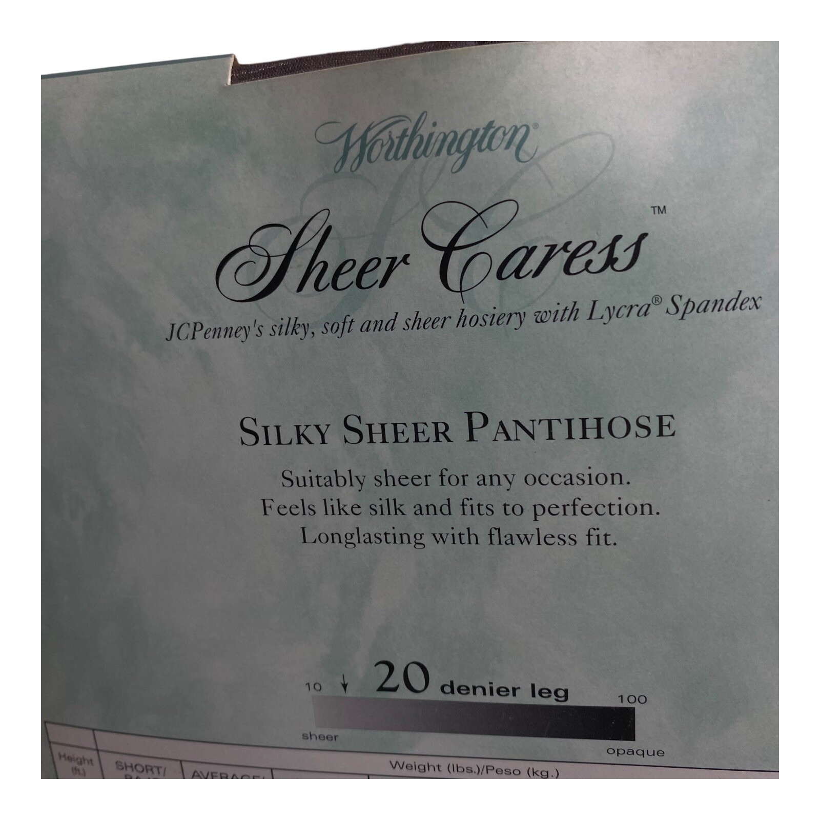 Wellington Sheer Caress Control Top Pantyhose Queen Short Smoke Grey 88 NOS