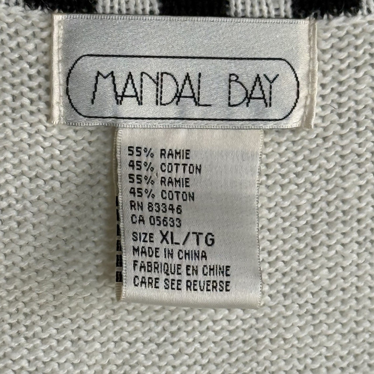 VTG 90’s Mandal Bay Knit Sweater Vest Size XL Teddy Bear Watermelon Cottagecore