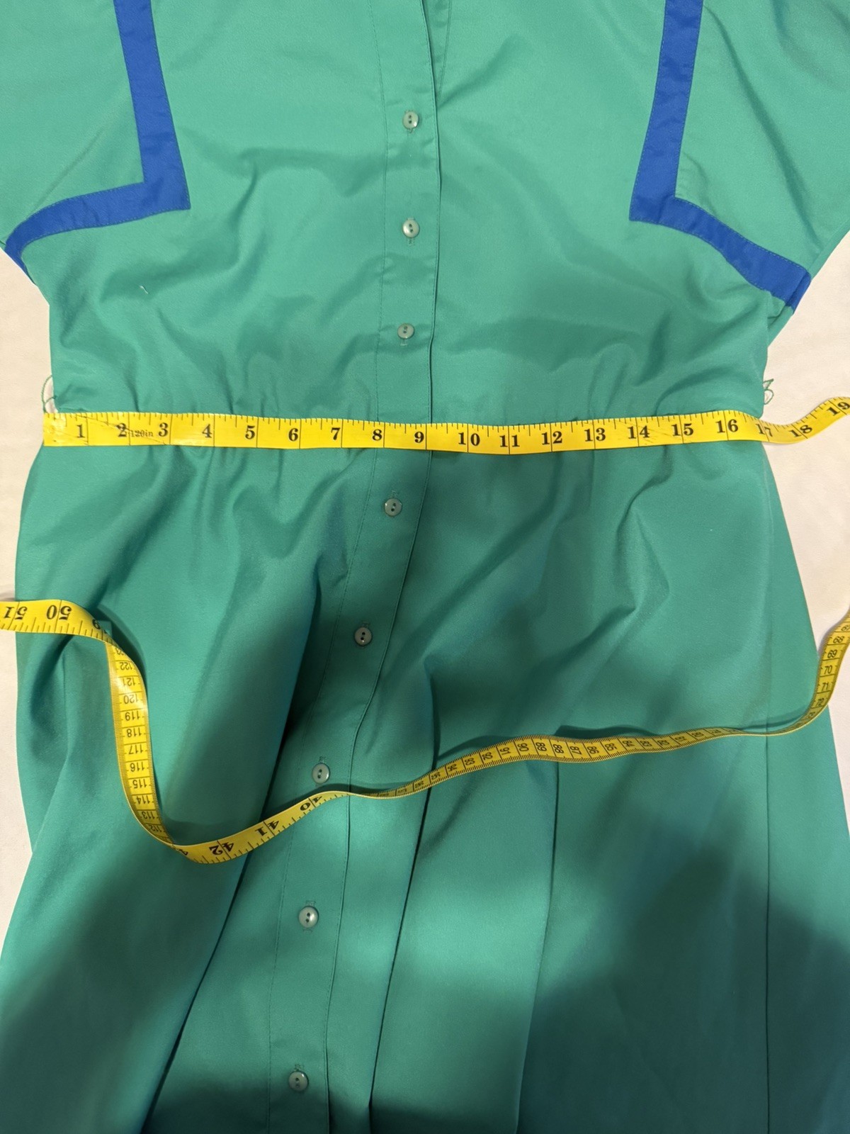 Vintage Dress Willi Of California 1970’s Green Size 8