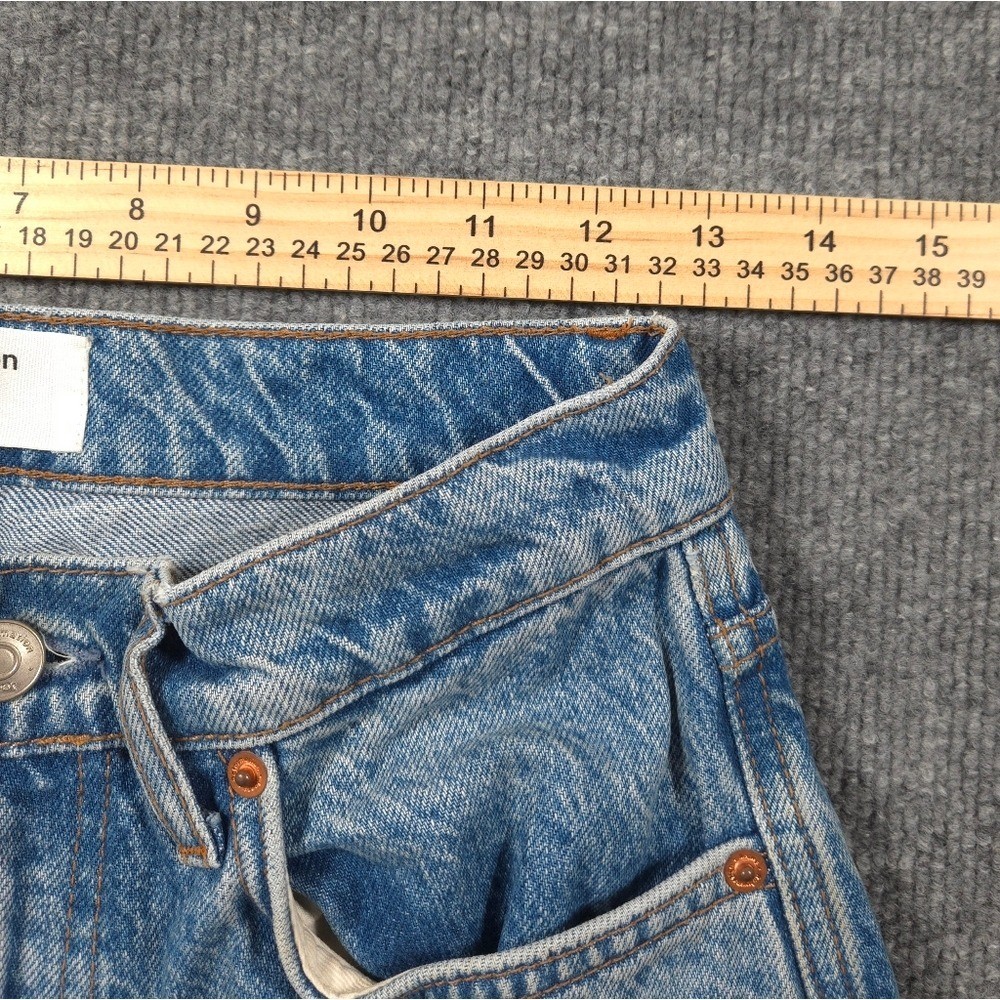 Reformation Val 90’s Mid Rise Straight Jeans Colorado Medium Wash Size 25