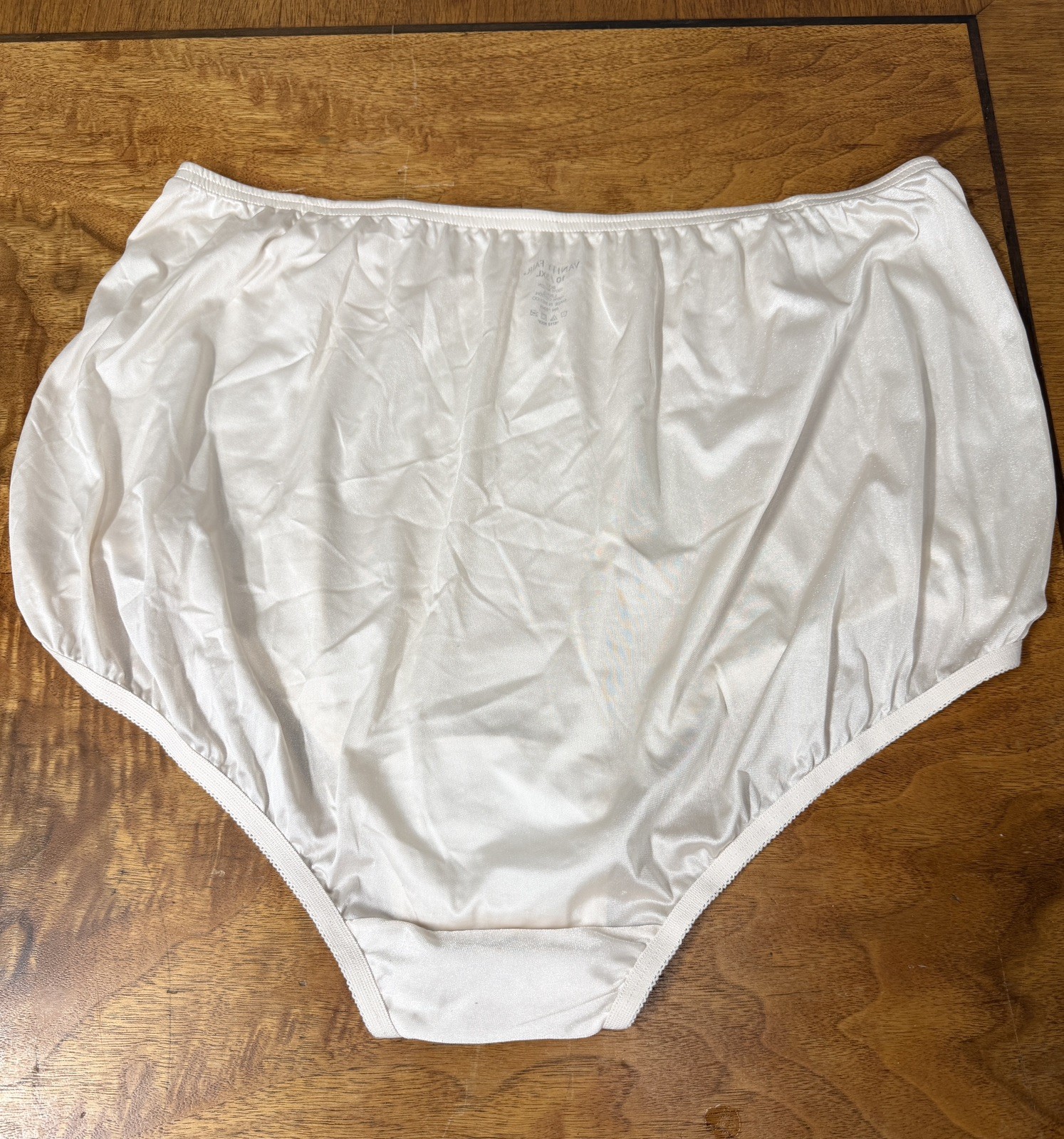 Vtg Vanity Fair Ivory Large Silky Soft Panties Granny Briefs Sissy Girly Mom