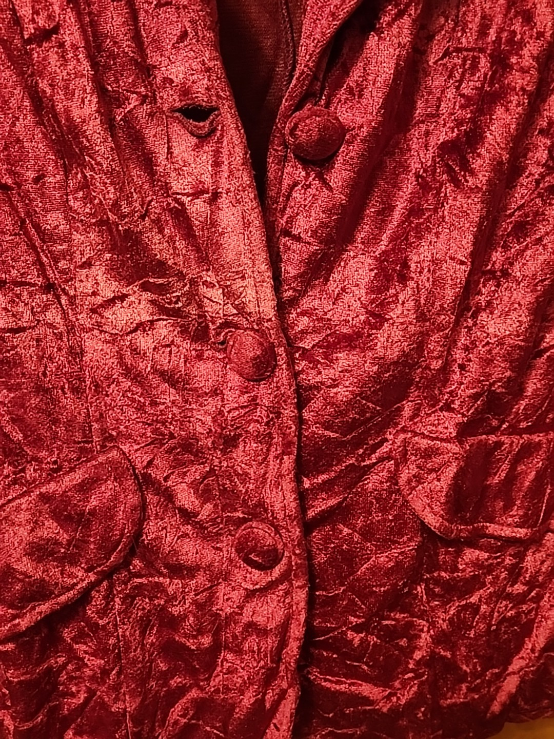 Vintage Crushed Velvet Two Peice Skirt And Jacket Dress Miss Sherwood Boho Rose