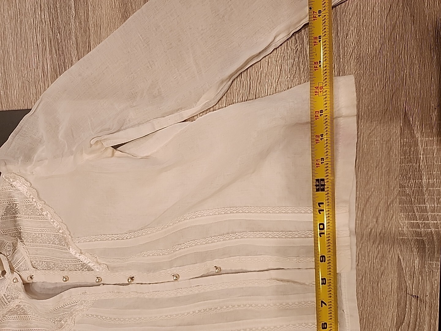 Jessica Gunnies Gunne Sax Women’s Vintage Blouse Lace Pearl Delicate See Below